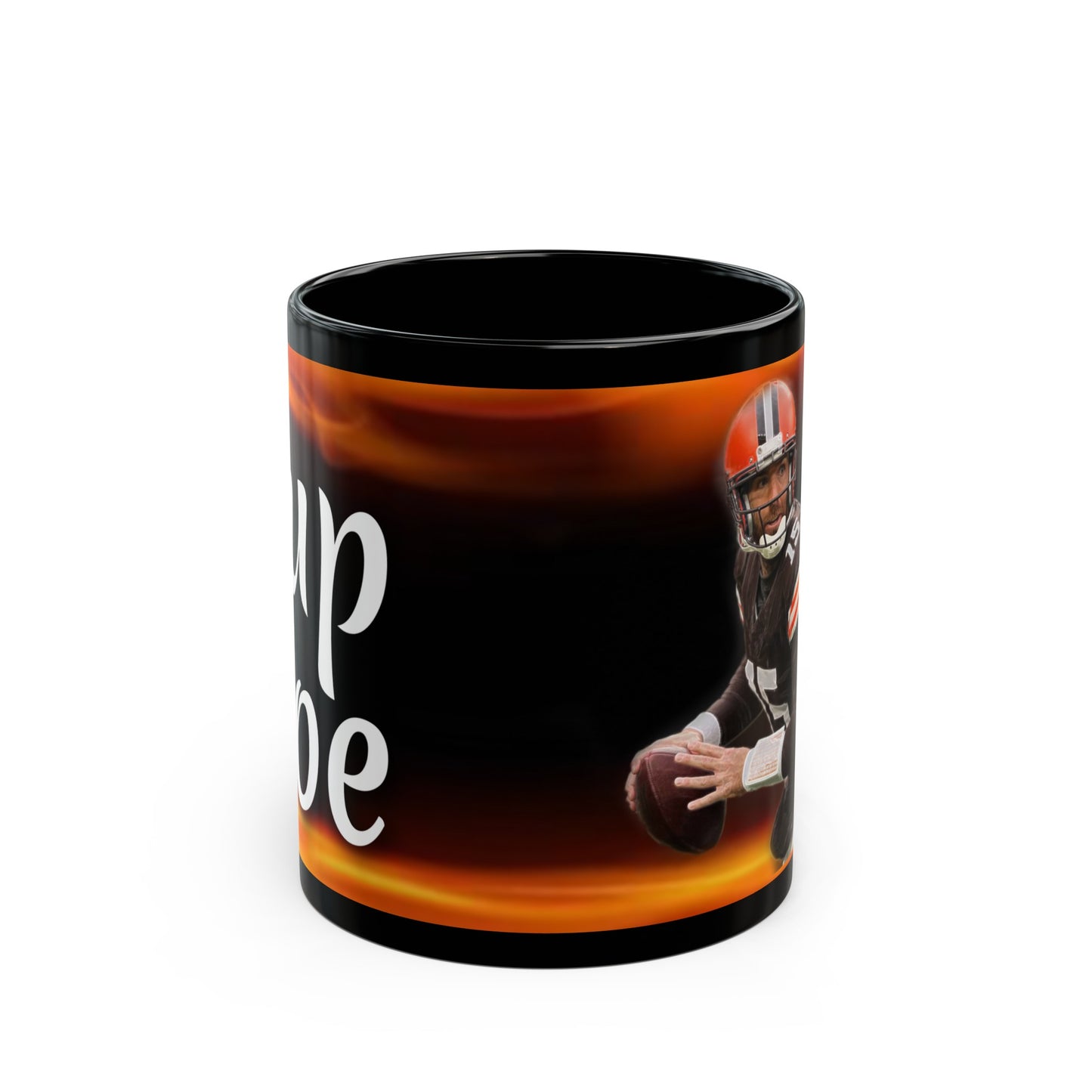Joe Flacco Cup Of Hot Joe Mug, Joe Flacco Browns Inspired Coffee Cup