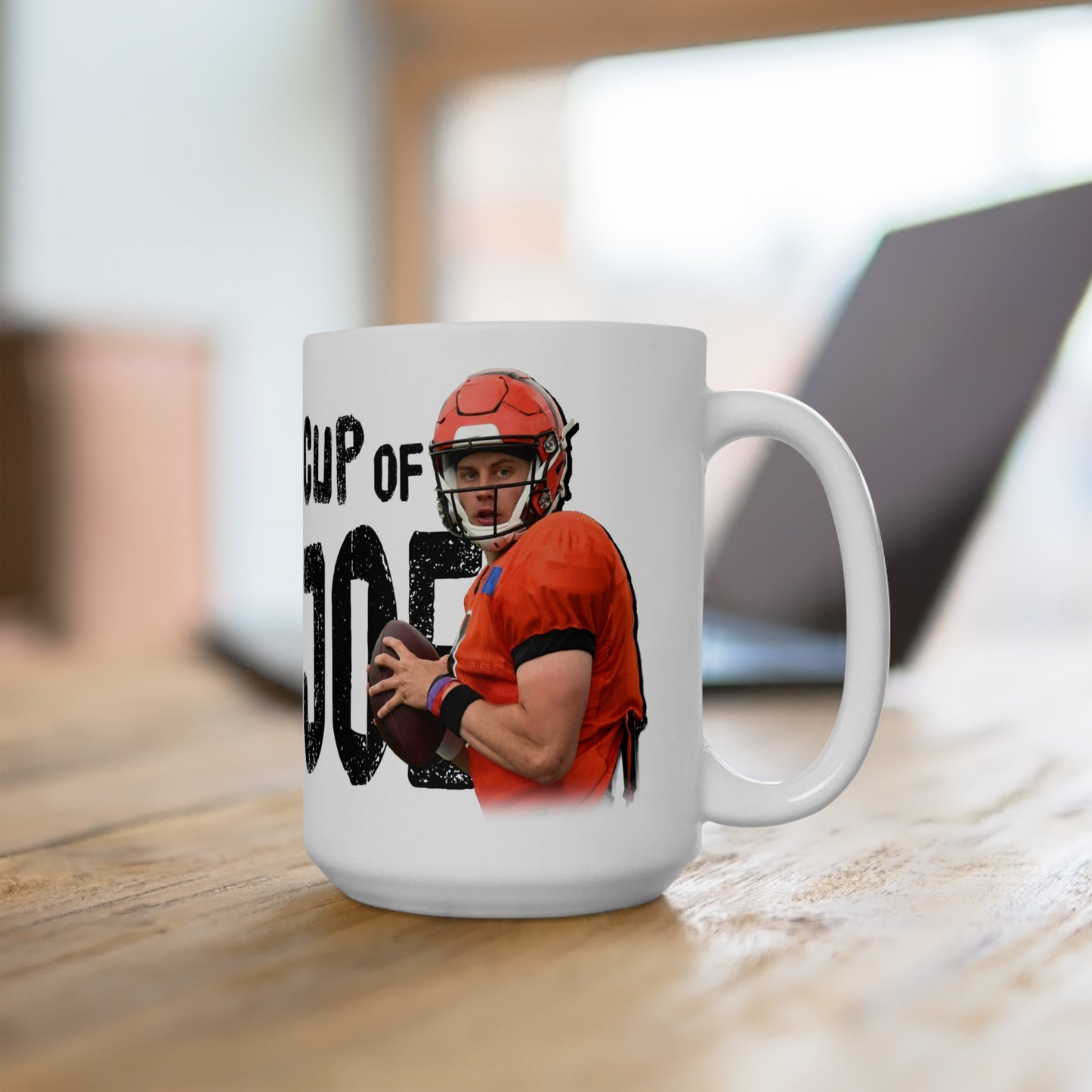 Copy of Cup of Joe 15 oz Mug, Burrows Football Gift