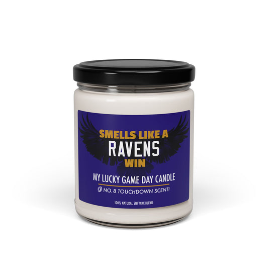 Smells Like a Ravens Win Soy Candle, 9oz