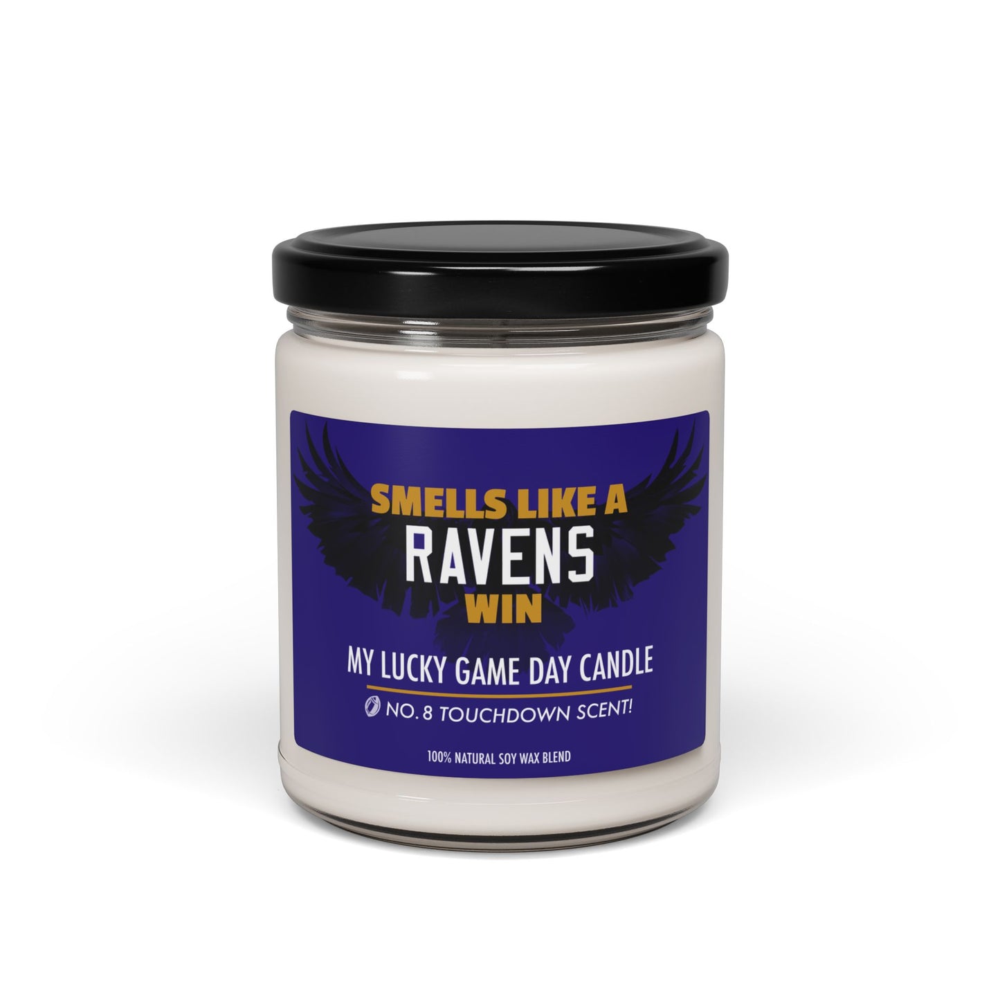 Smells Like a Ravens Win Soy Candle, 9oz