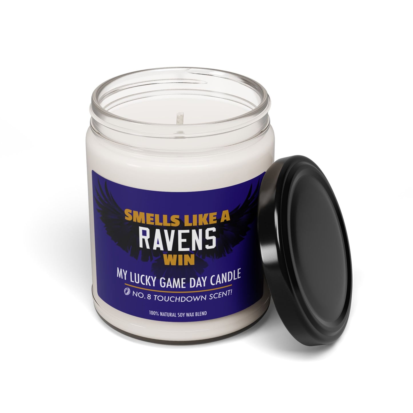 Smells Like a Ravens Win Soy Candle, 9oz