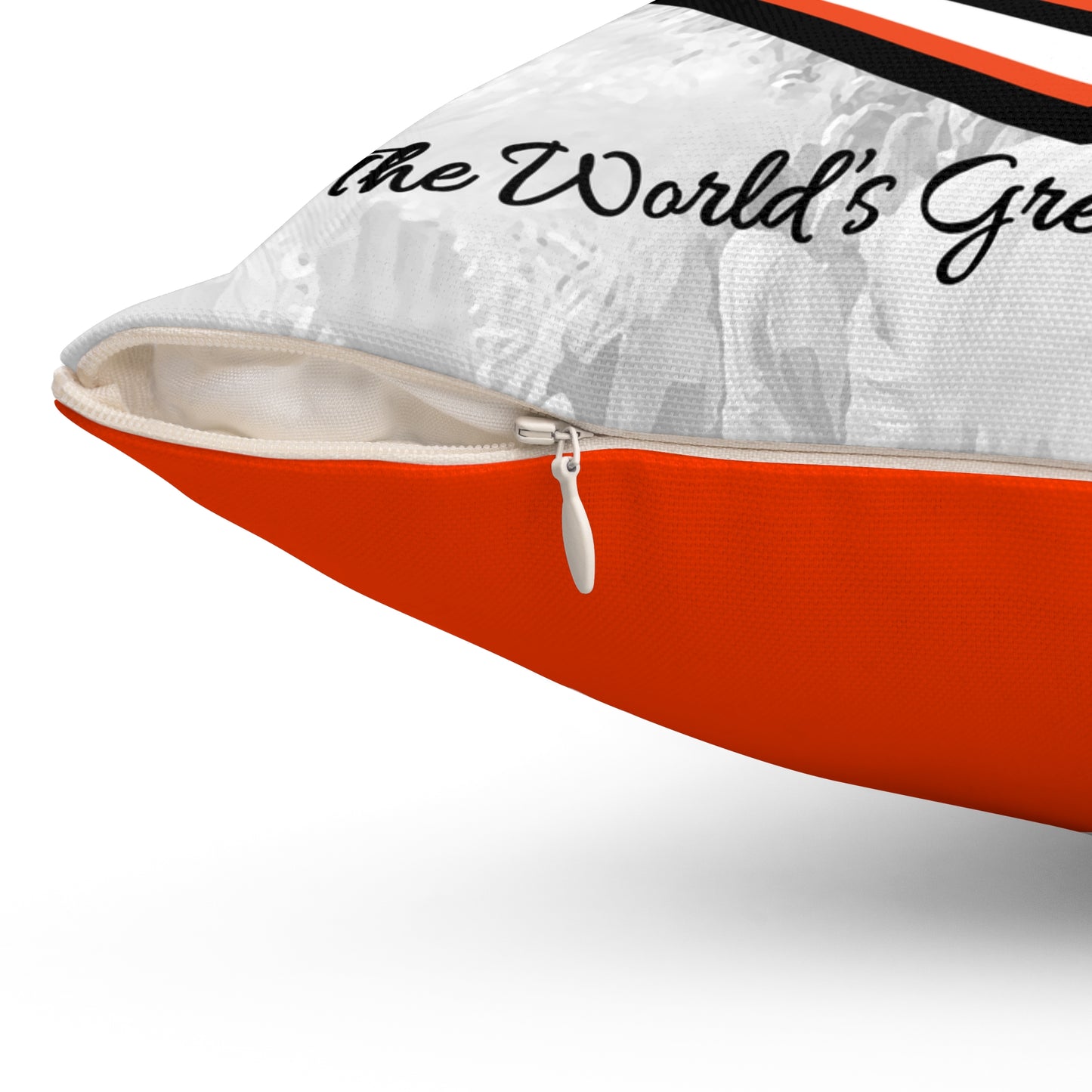 Bengals Football Personalized Pillow, Cincinnati Inspired 2-sided 14x14 Pillow and Cover