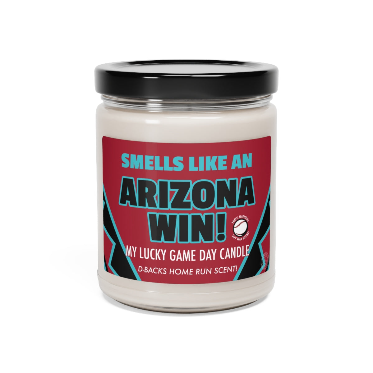 Smells Like An Arizona Win Themed Gifting Candle, Diamondbacks Fan Baseball Candle, , Arizona Diamondback Inspired Decor