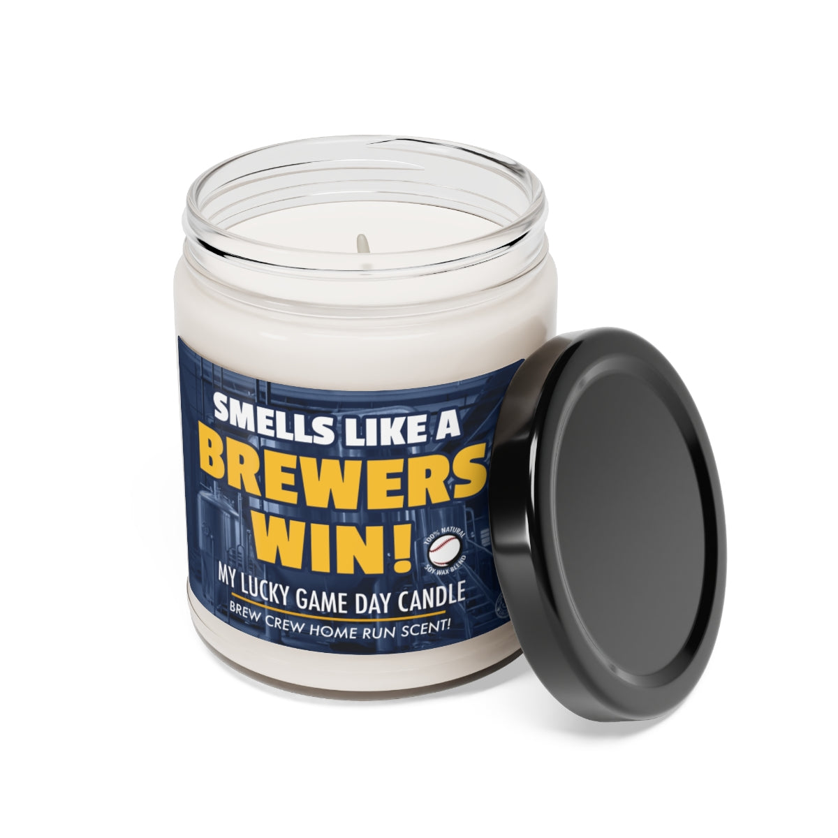 Smells Like A BREWERS Win Gifting Candle, Brewers Fan Baseball Candle, Milwaukee Brewery Inspired Decor