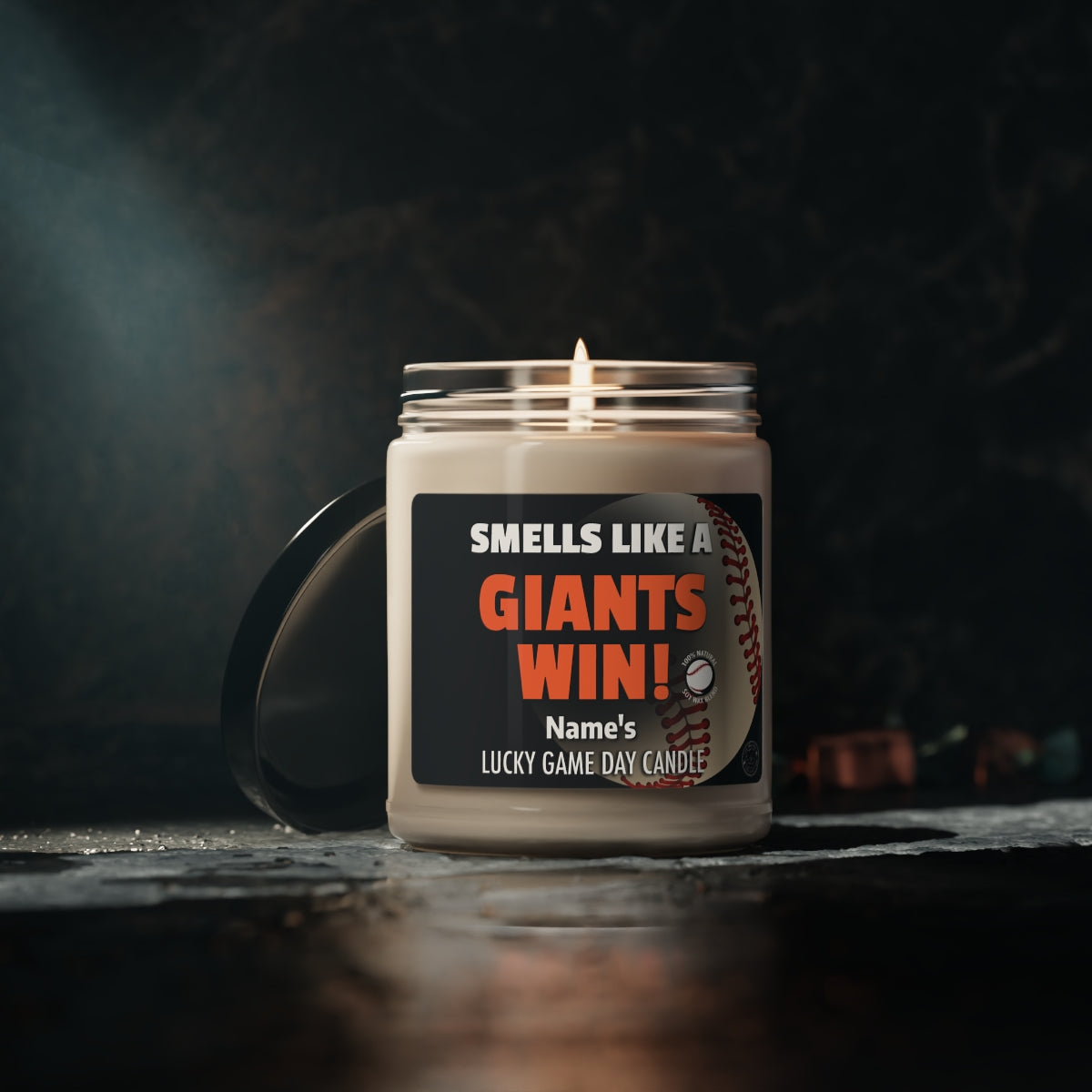 Personalized Smells Like A Giants Win Gifting Candle, Fan Gift Idea, Team Candle, Giants Inspired Decor