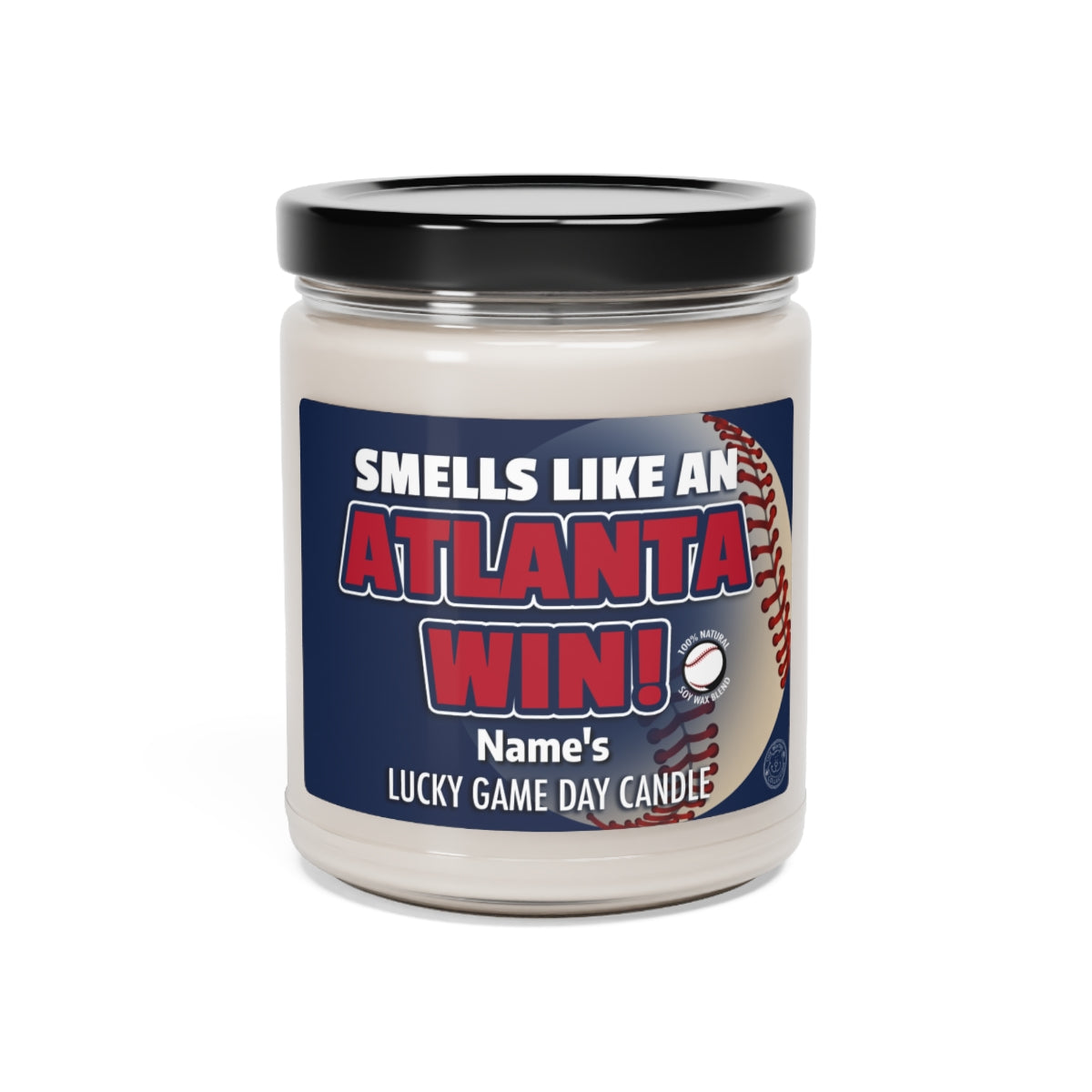 Personalized Smells Like A Atlanta Win Gifting Candle, Fan Gift Idea, Team Candle, Atlanta Inspired Decor