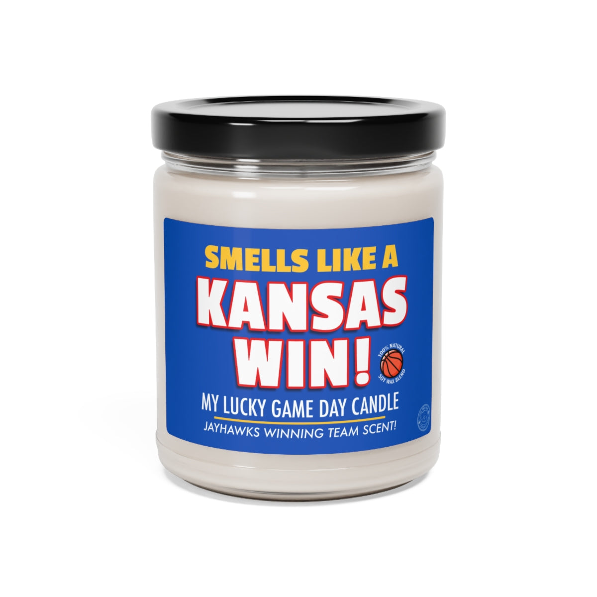 Smells Like A Kansas Win Gifting Candle, Jayhawks Fan Gift Idea, College Team Candle, Jayhawks Inspired Decor