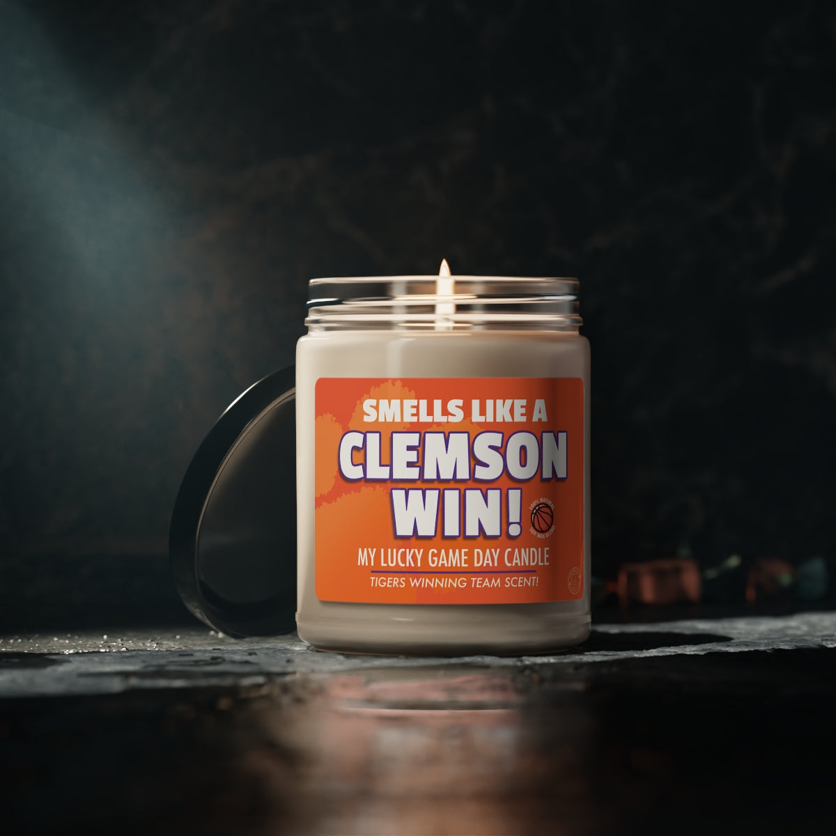 Smells Like A Clemson Win Gifting Candle, Clemson Tigers Fan Gift Idea, College Team Candle, Tigers Inspired Decor