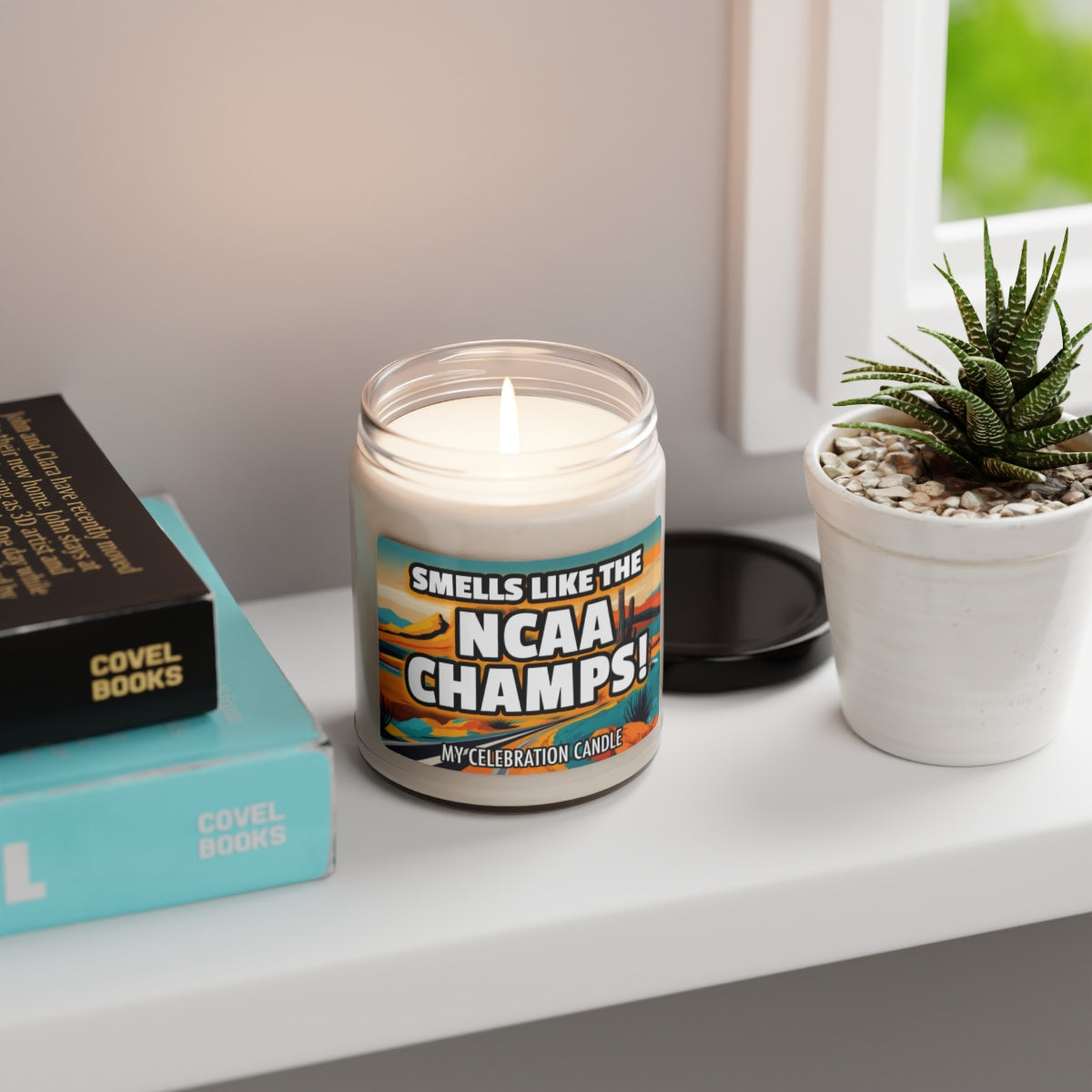 Smells Like A Championship Win Gifting Candle, Fan Gift Idea, College Team Candle, Basketball Champs Inspired Decor