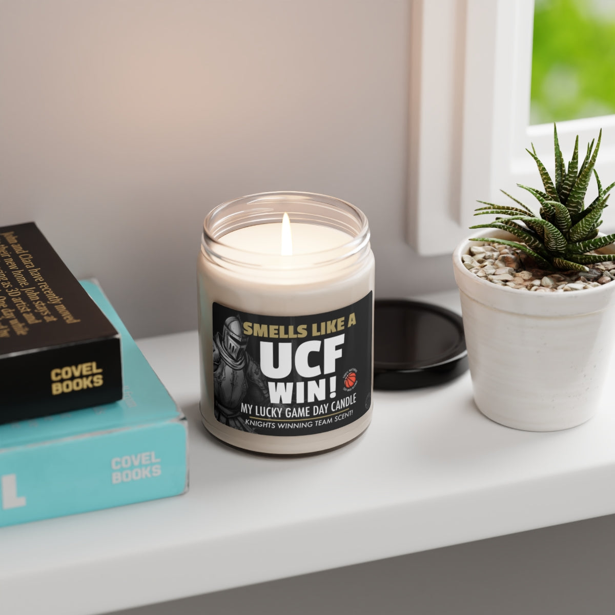 Smells Like A UCF Win Gifting Candle, NCAA Fan Gift Idea, College Team Candle, Knights Inspired Decor