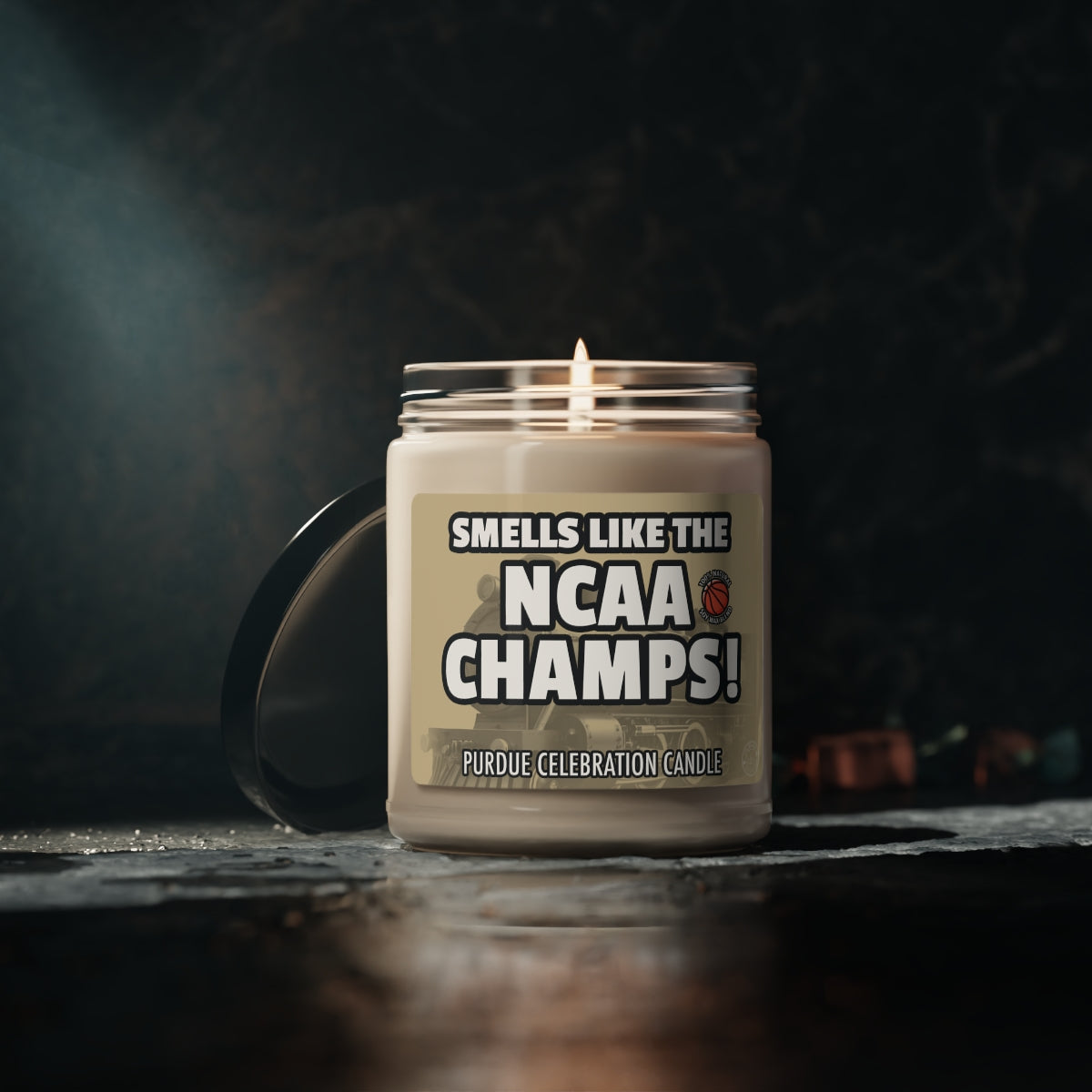 Smells Like A Championship Win Gifting Candle, Fan Gift Idea, College Team Candle, Purdue Inspired Decor