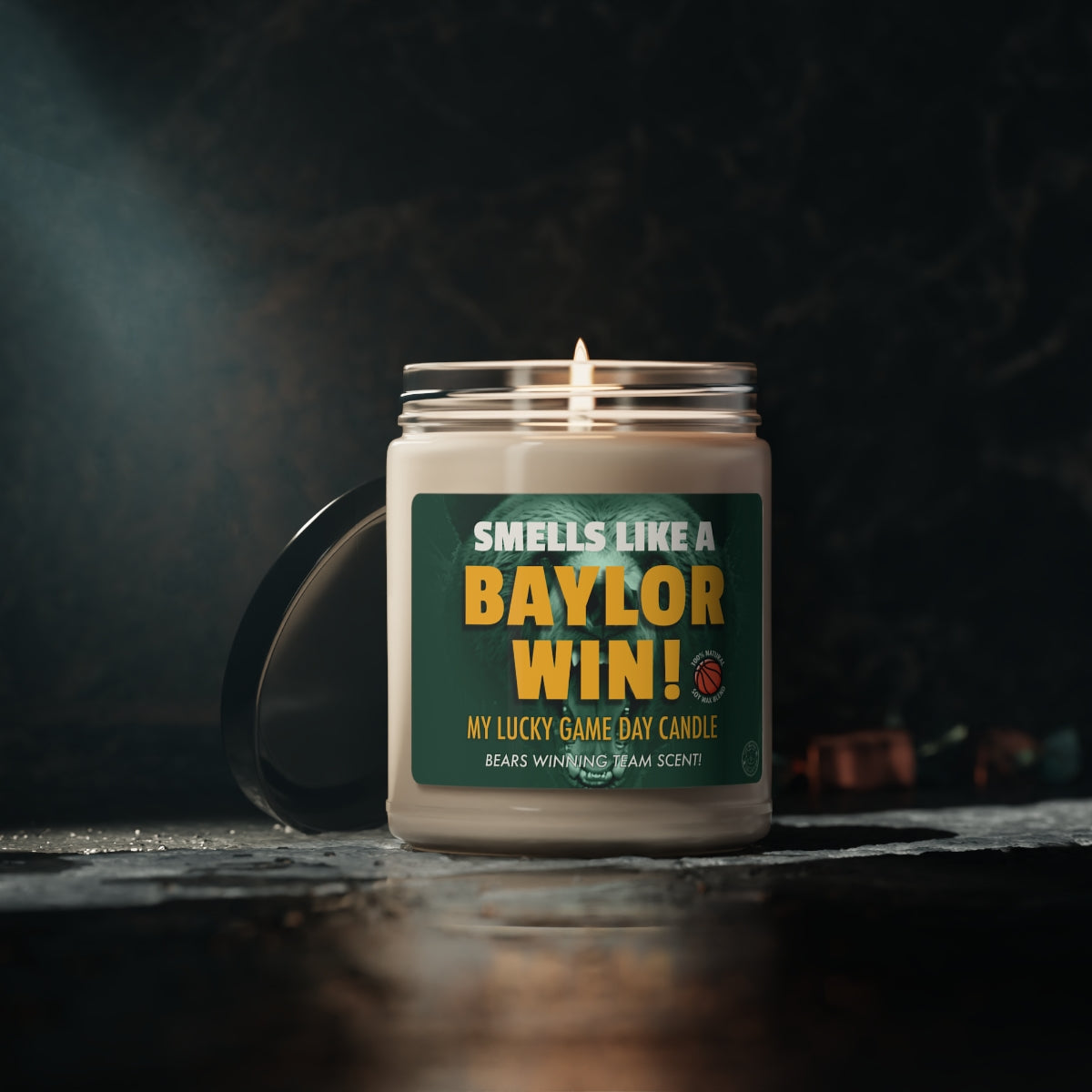 Smells Like A BAYLOR  Win Gifting Candle, NCAA Fan Gift Idea, College Team Candle, Baylor Bears Inspired Decor