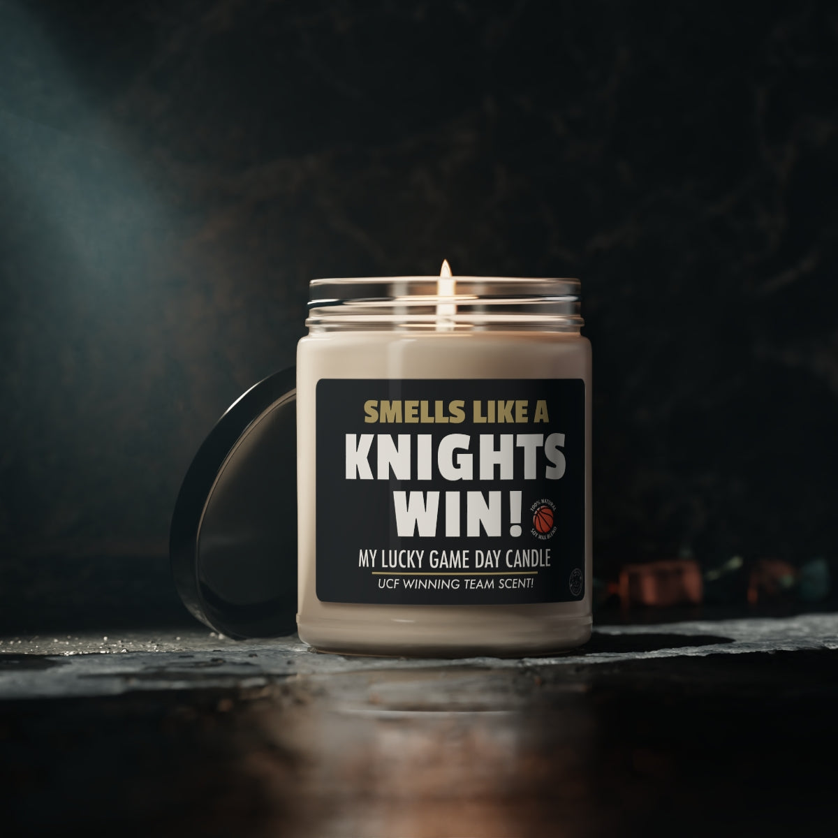 Smells Like A Knights Win Gifting Candle, NCAA Fan Gift Idea, College Team Candle, UCF Knights Inspired Decor
