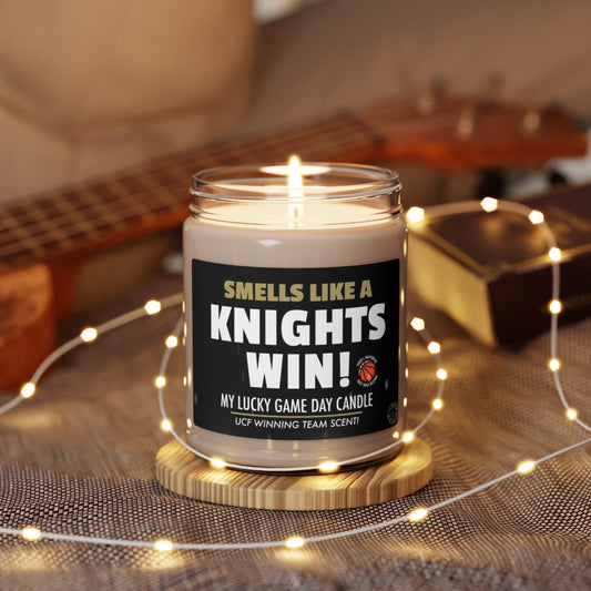 Smells Like A Knights Win Gifting Candle, NCAA Fan Gift Idea, College Team Candle, UCF Knights Inspired Decor