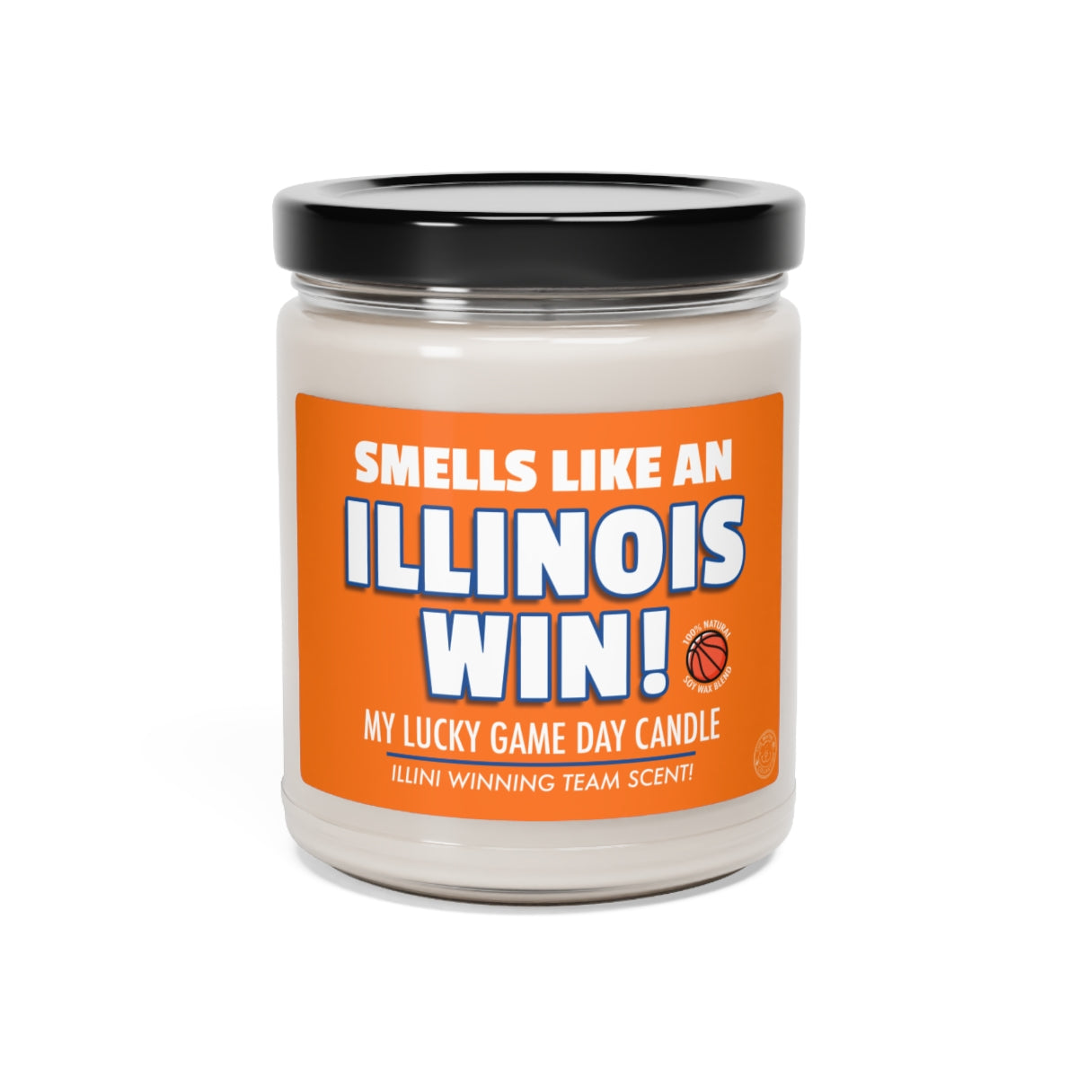 Smells Like An ILLINOIS Win Gifting Candle, NCAA Fan Gift Idea, College Team Candle, Illini Inspired Decor