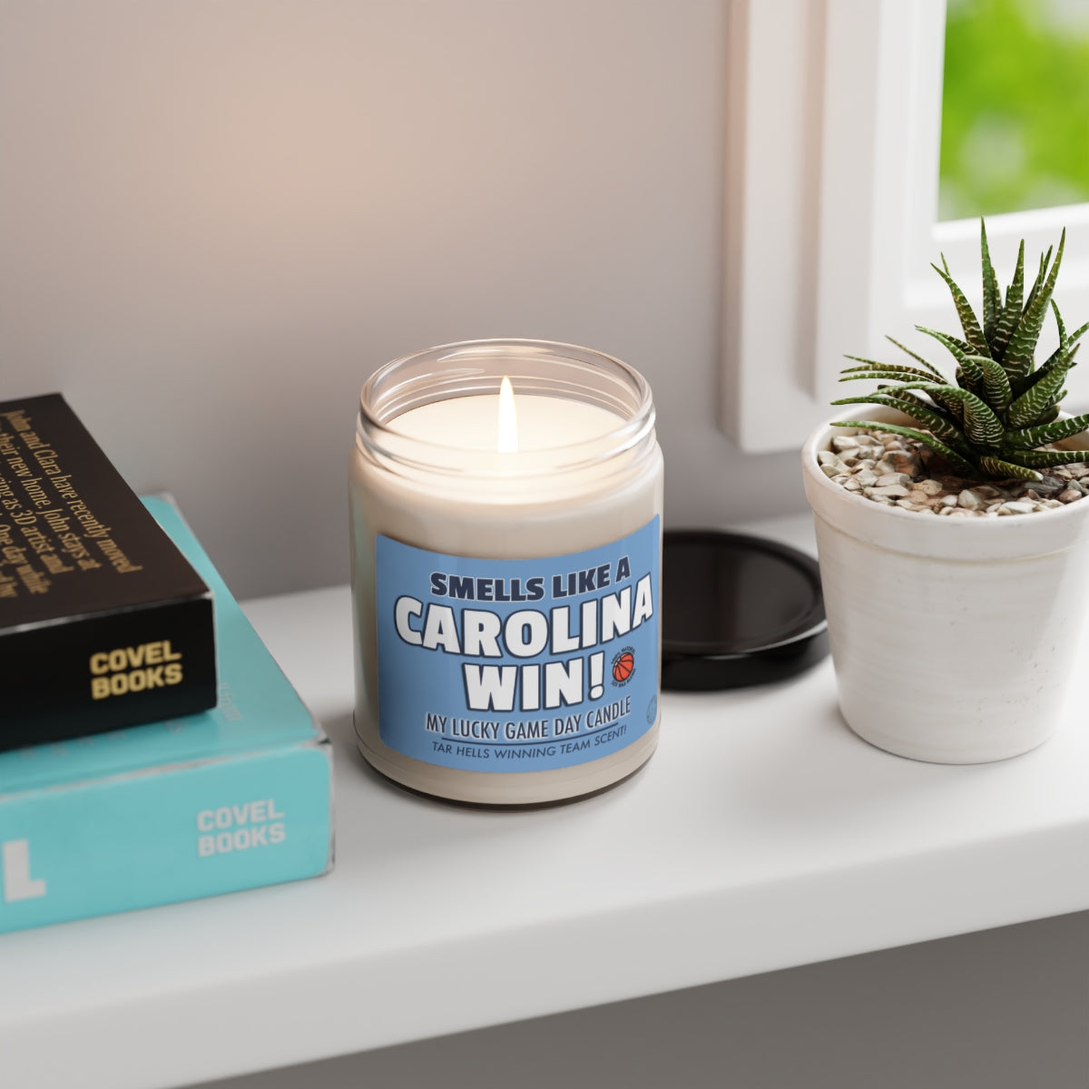 Smells Like A CAROLINA Win Gifting Candle, NCAA Fan Gift Idea, College Team Candle, North Carolina Final Four Inspired Decor