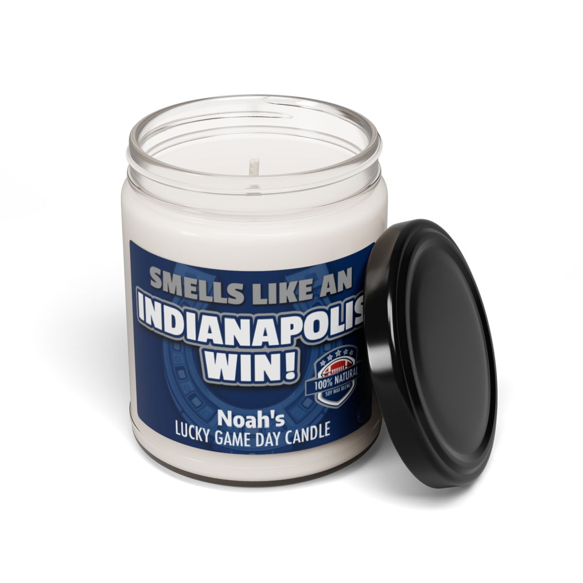 Smells Like AN INDIANAPOLIS Win Personalized Gifting Candle, Football Fan Gift Idea, Pro Team Candle, Colts Inspired Custom Gift