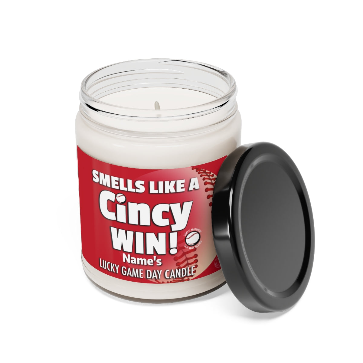 Smells Like A Cincy Win Personalized Gifting Candle, Fan Gift Idea, Team Candle, Cincy Inspired Decor