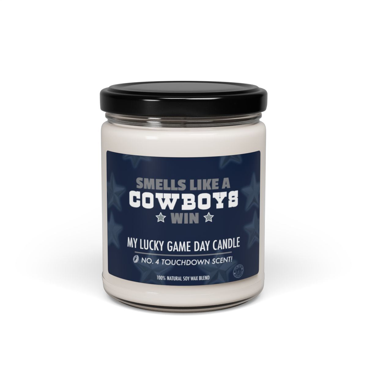 Smells Like A Cowboys  Win Gifting Candle, Cowboys Fan Gift Idea, Team Candle, Dallas Cowboys Inspired Decor