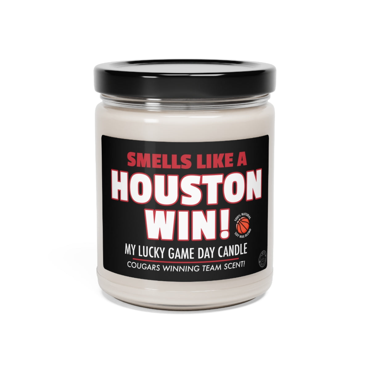 Smells Like A HOUSTON  Win Gifting Candle, NCAA Fan Gift Idea, College Team Candle, Houston Cougars Inspired Decor