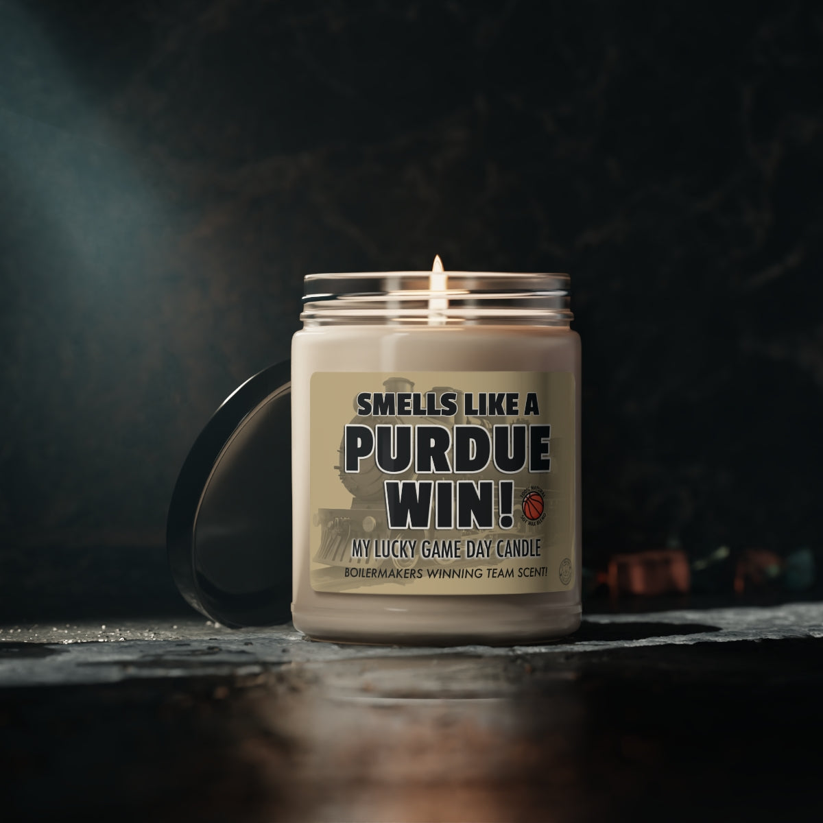 Smells Like A PURDUE Win Gifting Candle, NCAA Fan Gift Idea, College Team Candle, Boilermakers Inspired Decor