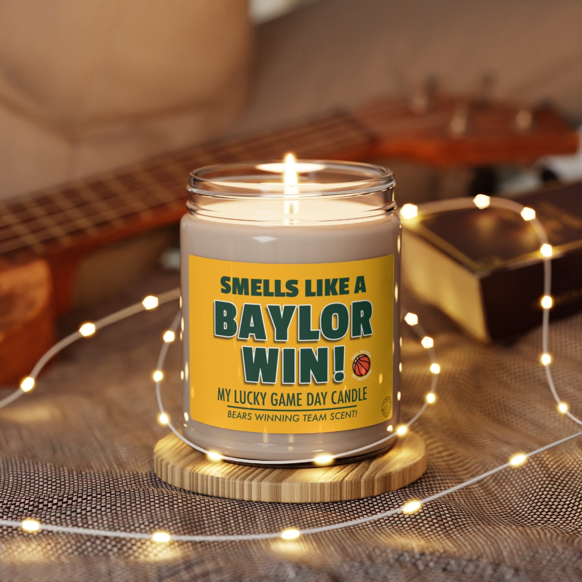 Smells Like An Baylor Win Gifting Candle, Baylor Bears Fan Gift Idea, College Team Candle, Baylor Inspired Decor