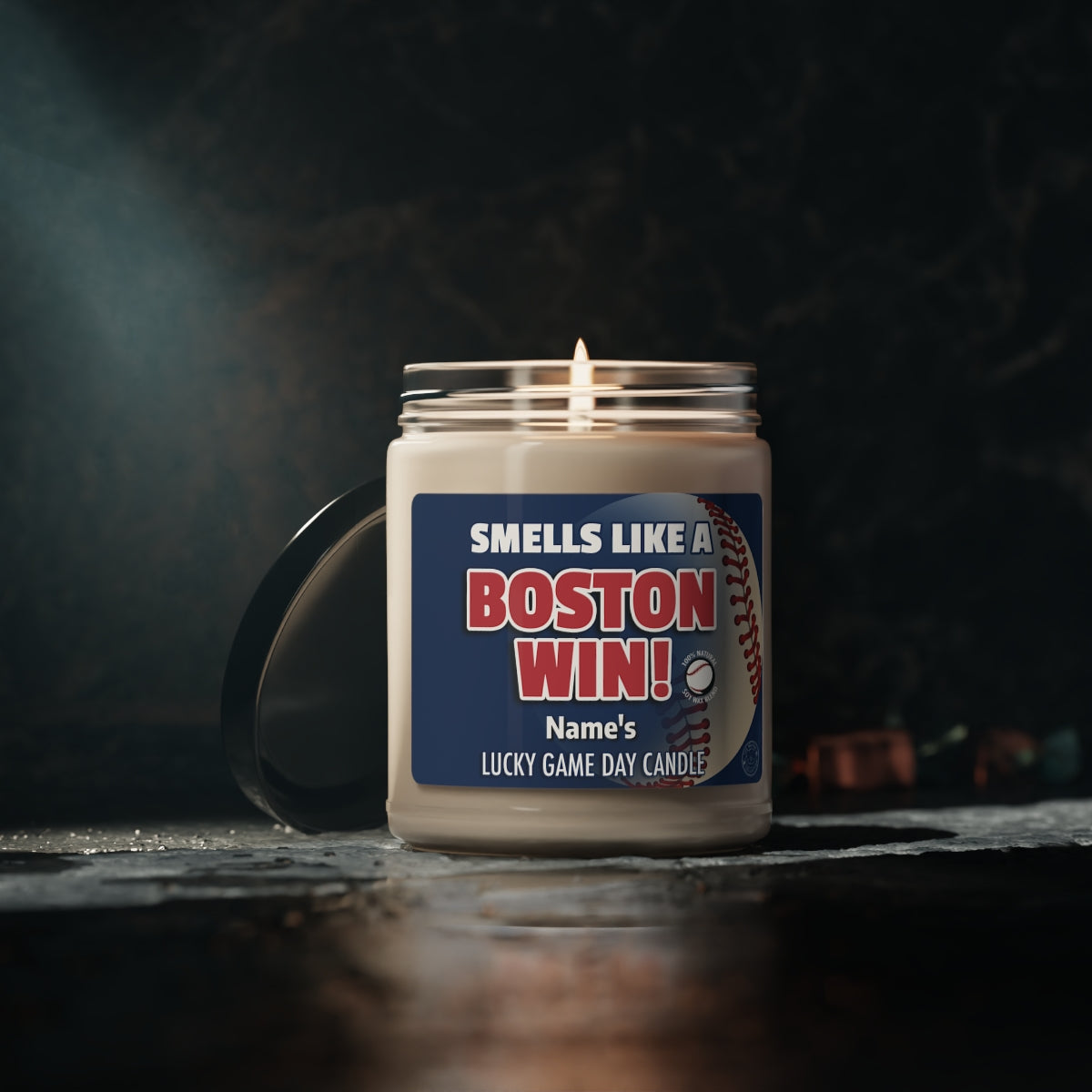 Personalized Smells Like A Boston Win Gifting Candle, Fan Gift Idea, Team Candle, Boston Inspired Decor