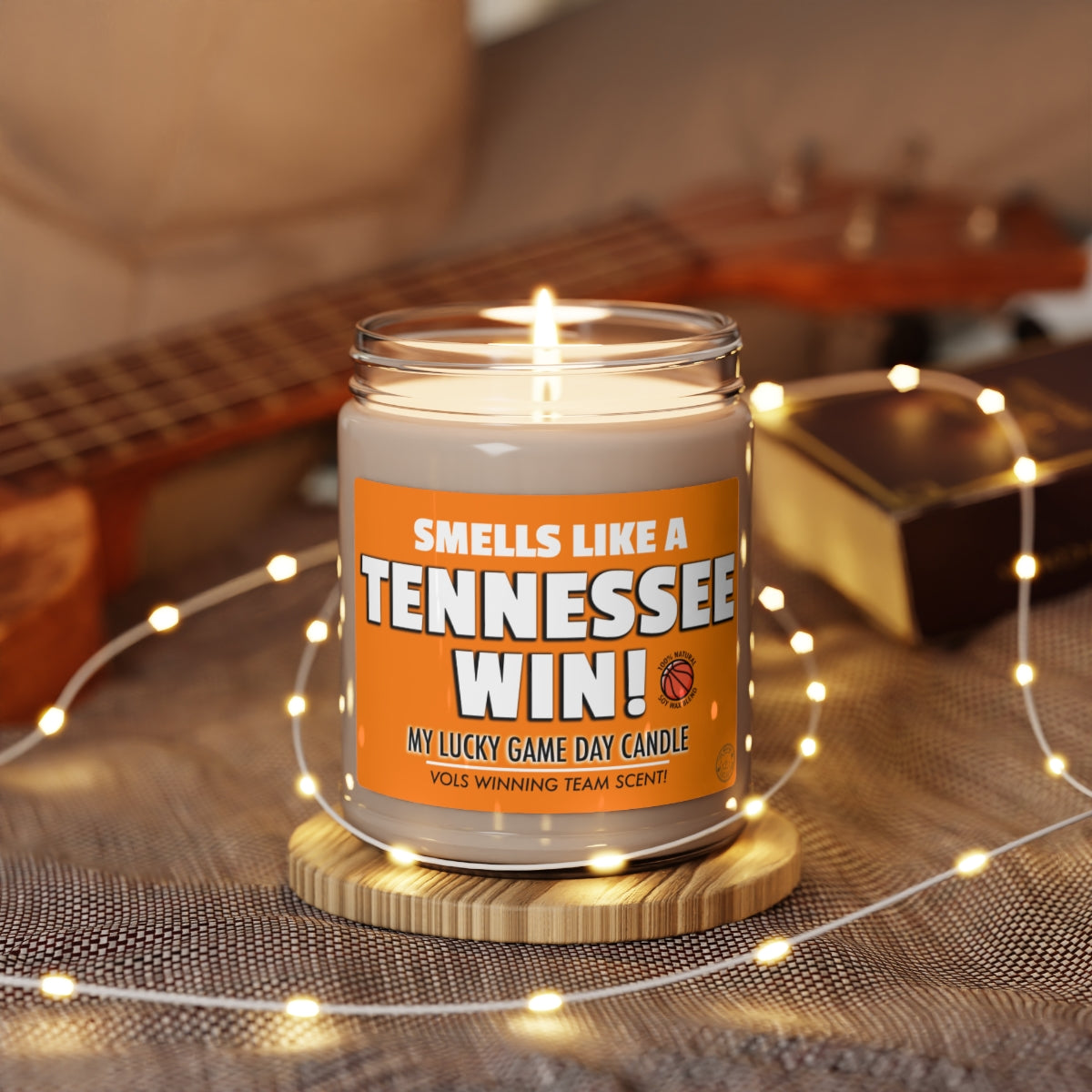 Smells Like A TENNESSEE Win Gifting Candle, NCAA Fan Gift Idea, College Team Candle, Final Four Vols Inspired Decor