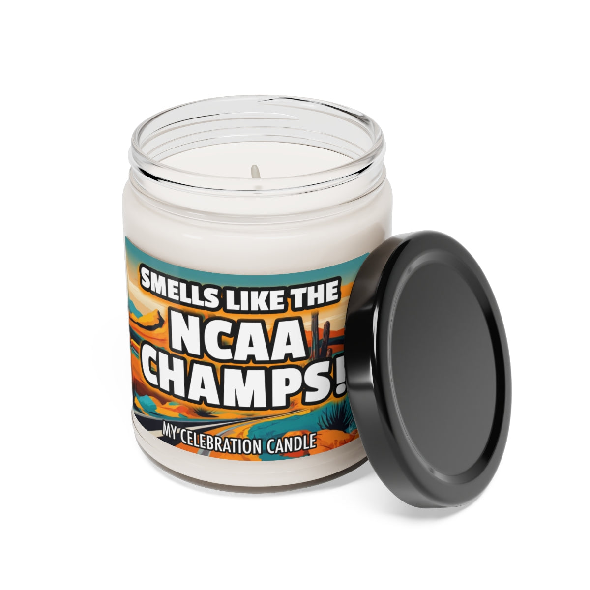 Smells Like A Championship Win Gifting Candle, Fan Gift Idea, College Team Candle, Basketball Champs Inspired Decor