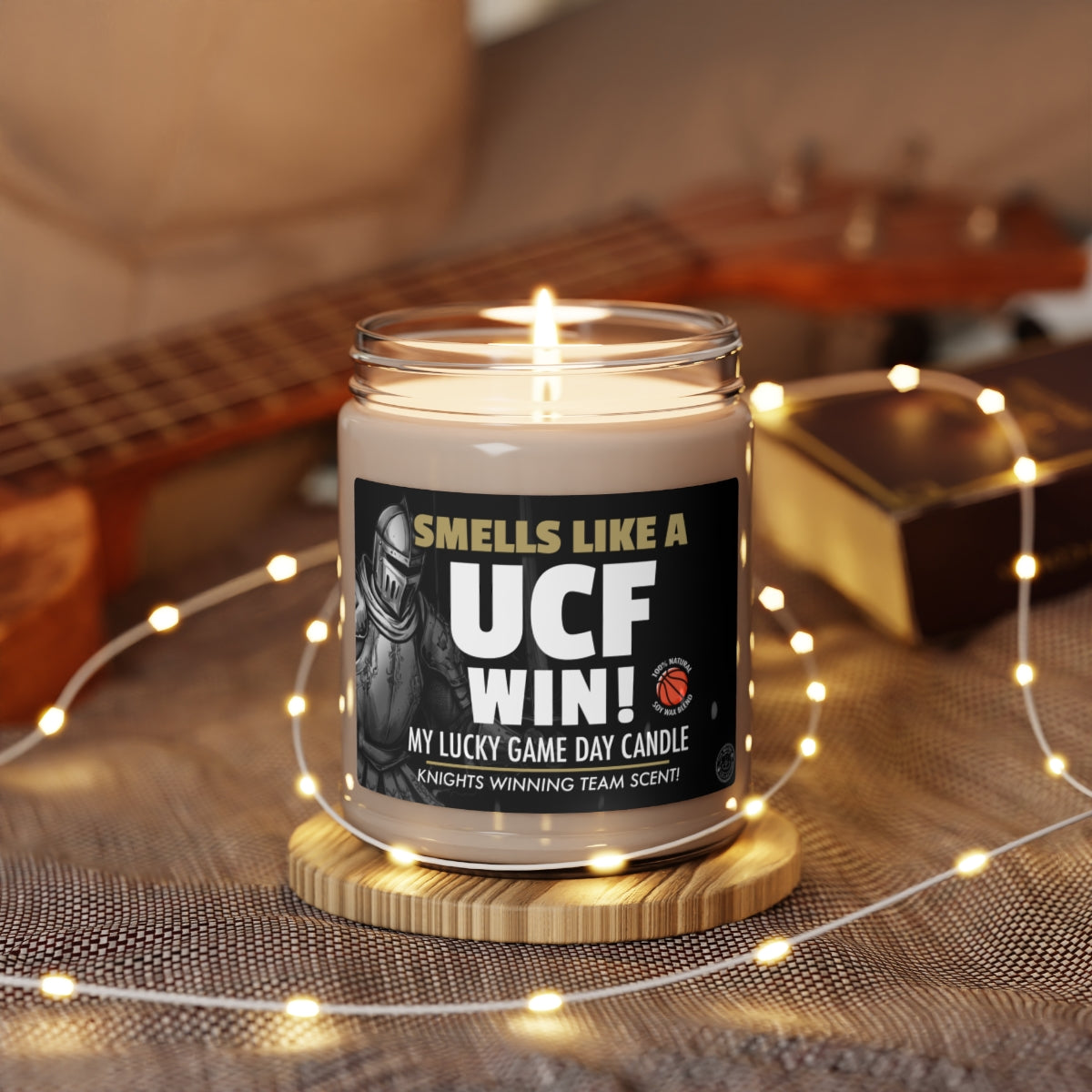 Smells Like A UCF Win Gifting Candle, NCAA Fan Gift Idea, College Team Candle, Knights Inspired Decor