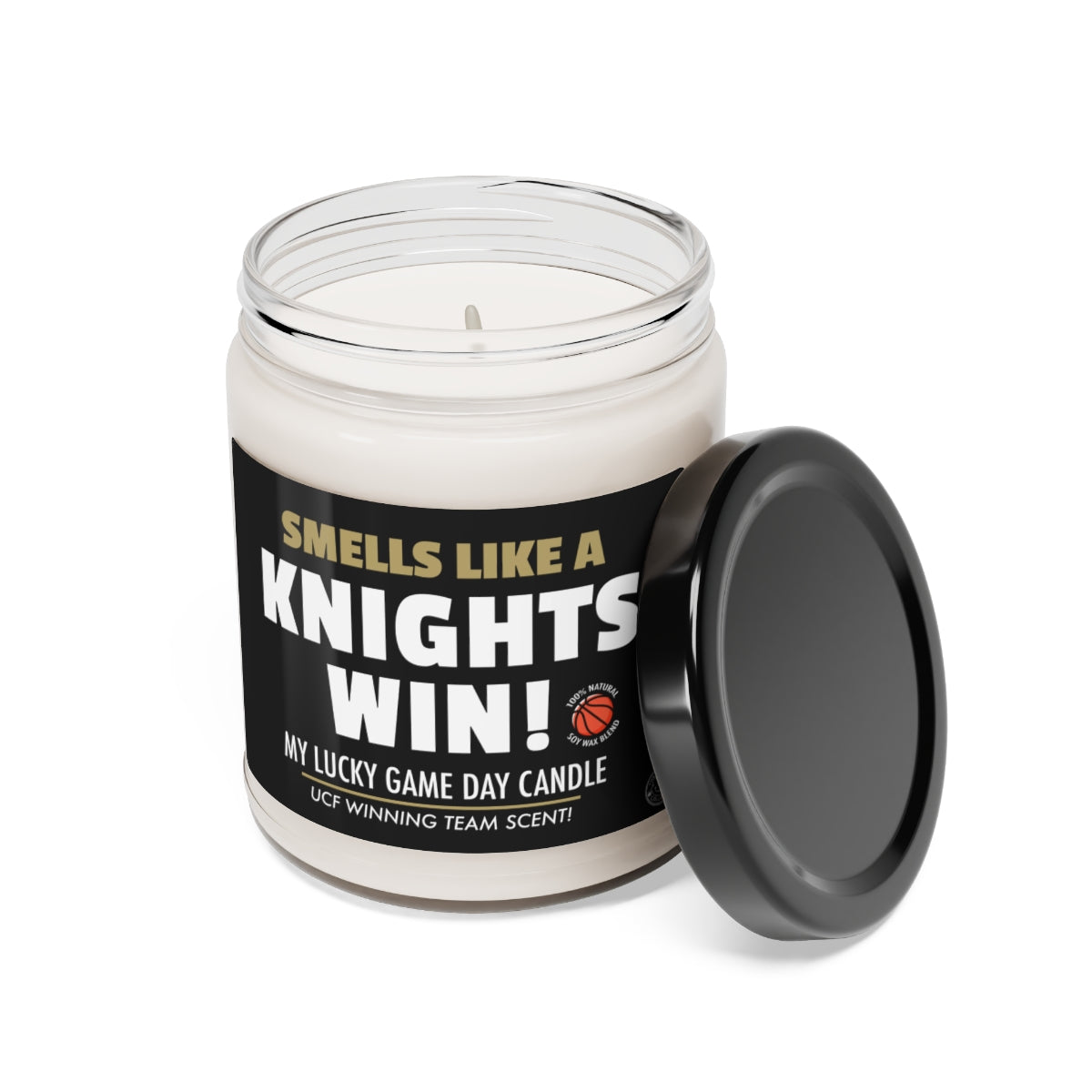 Smells Like A Knights Win Gifting Candle, NCAA Fan Gift Idea, College Team Candle, UCF Knights Inspired Decor