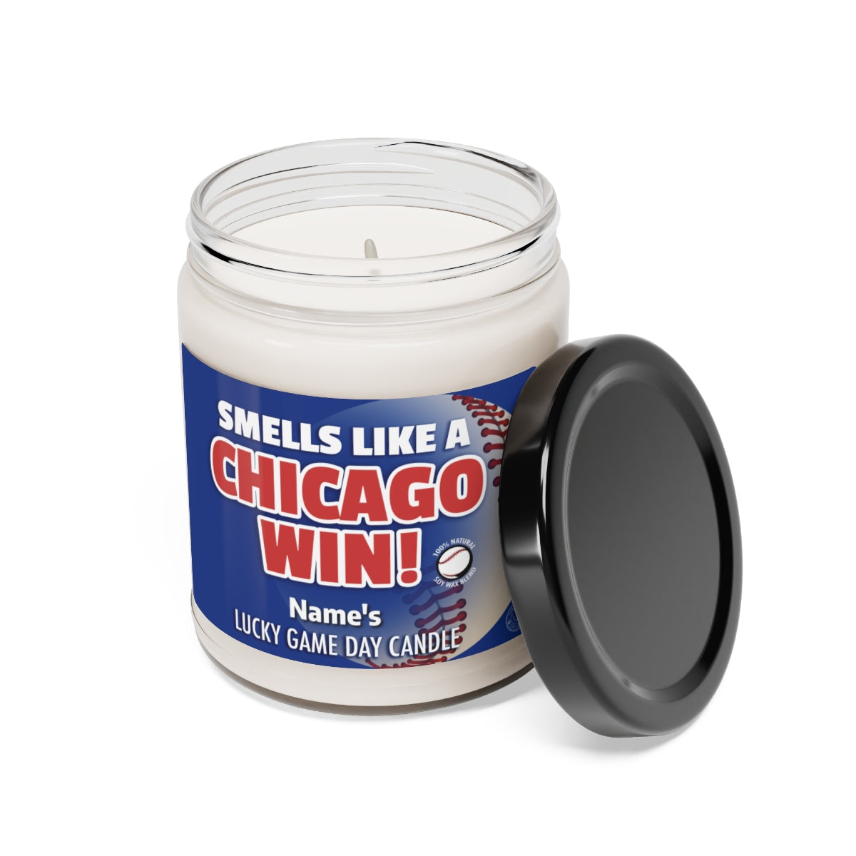 Smells Like A Chicago Win Personalized Gifting Candle, Fan Gift Idea, Team Candle, Chicago Inspired Decor
