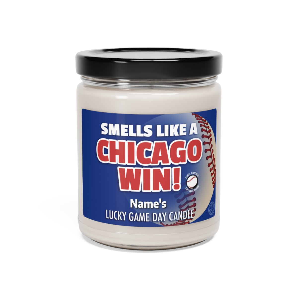 Smells Like A Chicago Win Personalized Gifting Candle, Fan Gift Idea, Team Candle, Chicago Inspired Decor