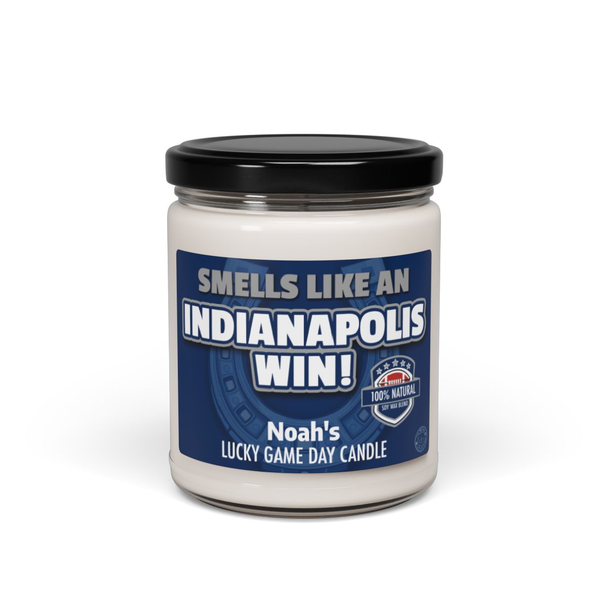 Smells Like AN INDIANAPOLIS Win Personalized Gifting Candle, Football Fan Gift Idea, Pro Team Candle, Colts Inspired Custom Gift