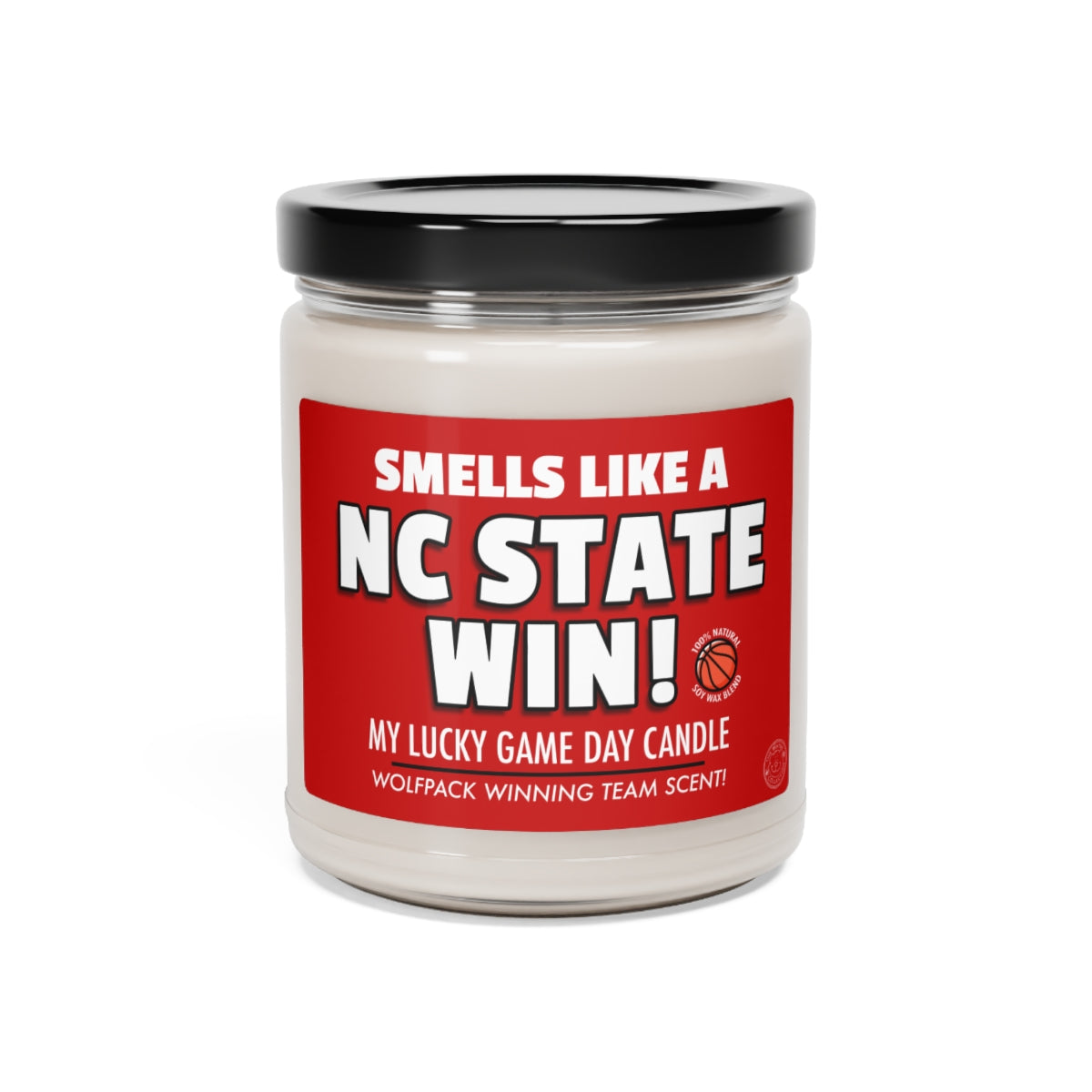 Smells Like A Wolfpack Win Gifting Candle, NCAA Fan Gift Idea, Lucky College Team Candle, NC State Wolfpack Inspired Decor