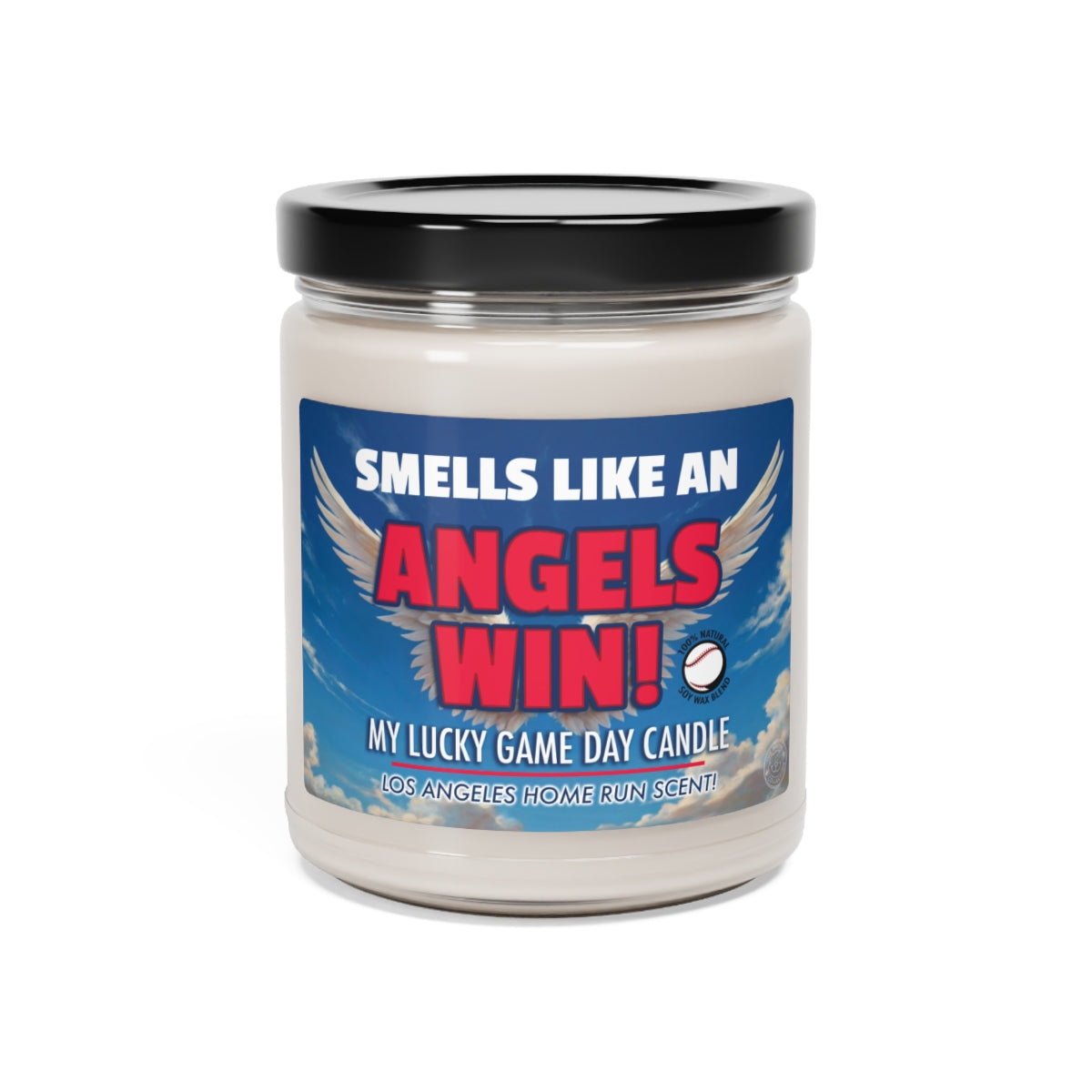 Smells Like An Angels Win Gifting Candle, Angels Fan Baseball Candle, , Los Angeles Angels Inspired Decor