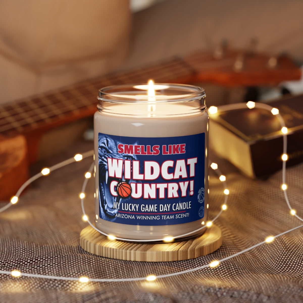 Smells Like WILDCAT COUNTRY! Gifting Candle, NCAA Fan Gift Idea, College Team Candle, Arizona Wildcats Inspired Decor