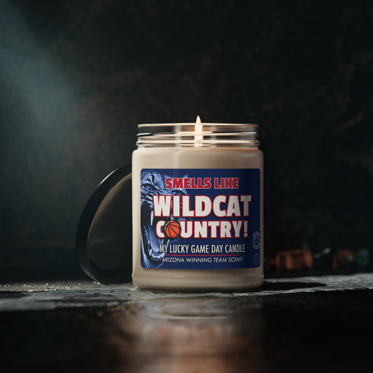 Smells Like WILDCAT COUNTRY! Gifting Candle, NCAA Fan Gift Idea, College Team Candle, Arizona Wildcats Inspired Decor