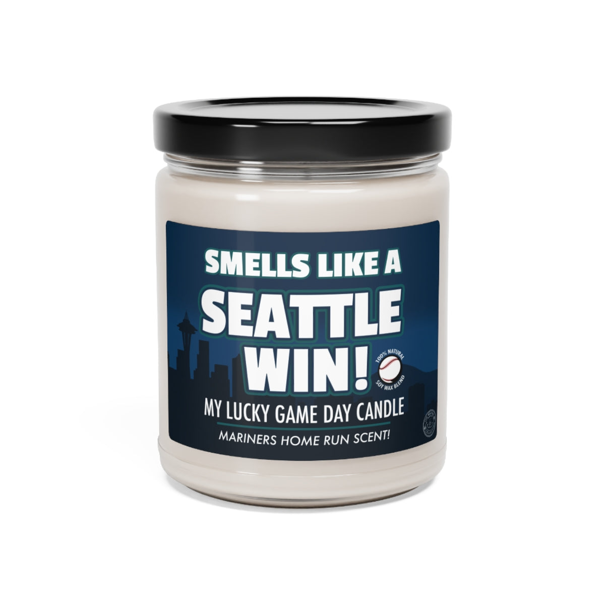 Smells Like A SEATTLE Win Gifting Candle, Seattle Fan Baseball Candle, Seattle Mariners Inspired Decor