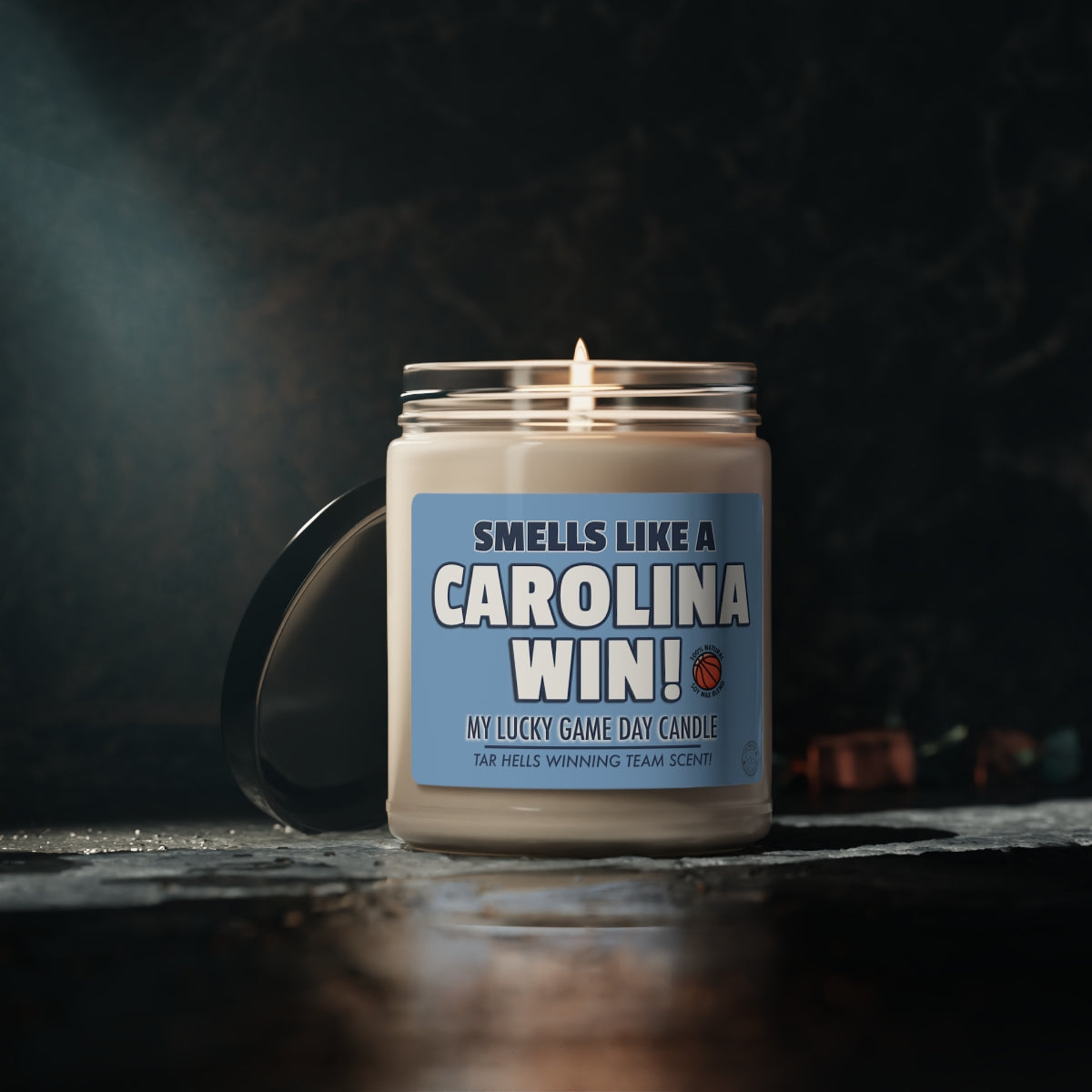 Smells Like A CAROLINA Win Gifting Candle, NCAA Fan Gift Idea, College Team Candle, North Carolina Final Four Inspired Decor