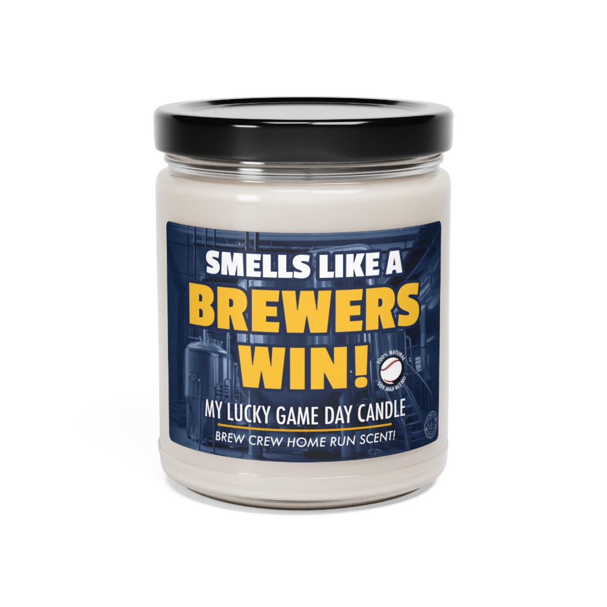 Smells Like A BREWERS Win Gifting Candle, Brewers Fan Baseball Candle, Milwaukee Brewery Inspired Decor