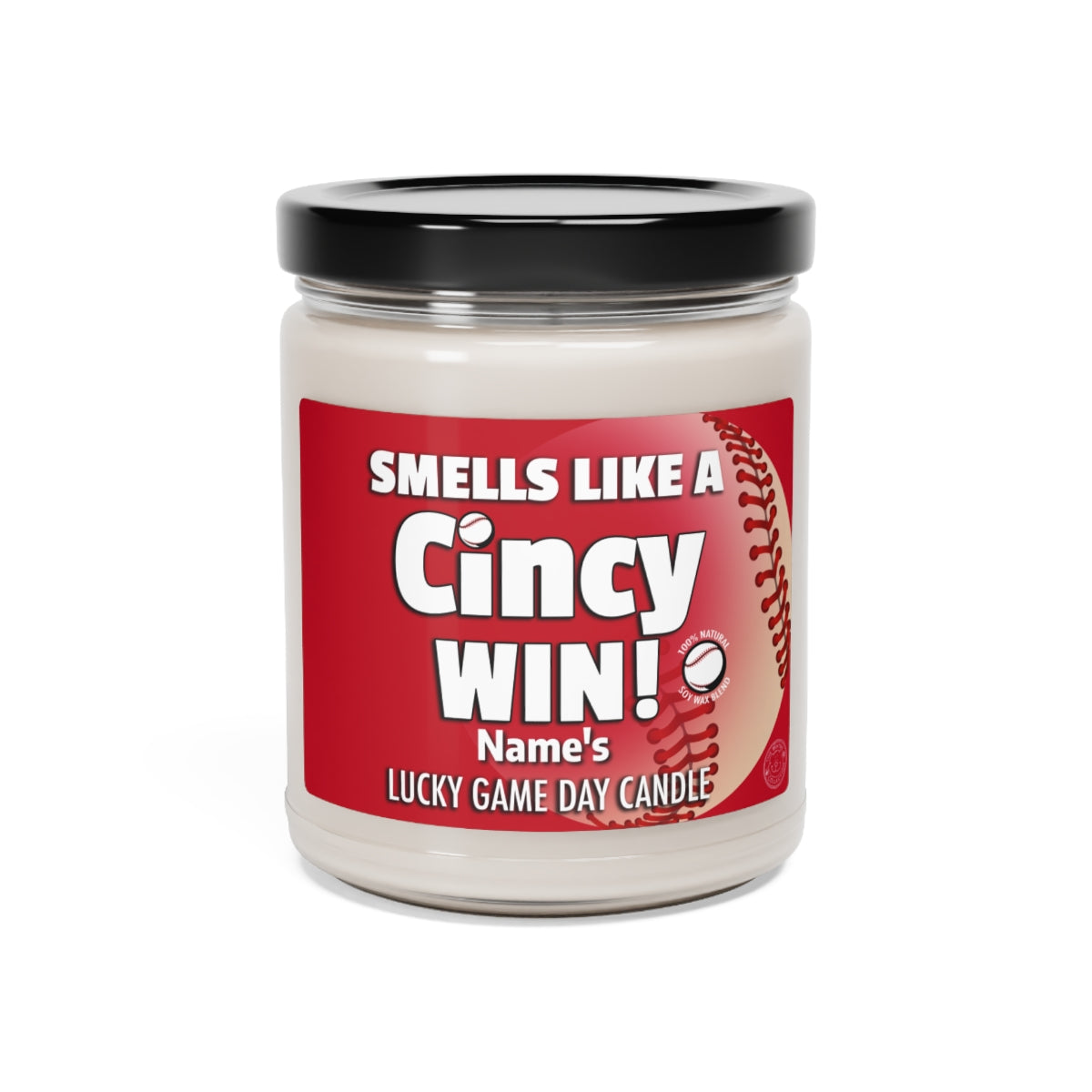 Smells Like A Cincy Win Personalized Gifting Candle, Fan Gift Idea, Team Candle, Cincy Inspired Decor