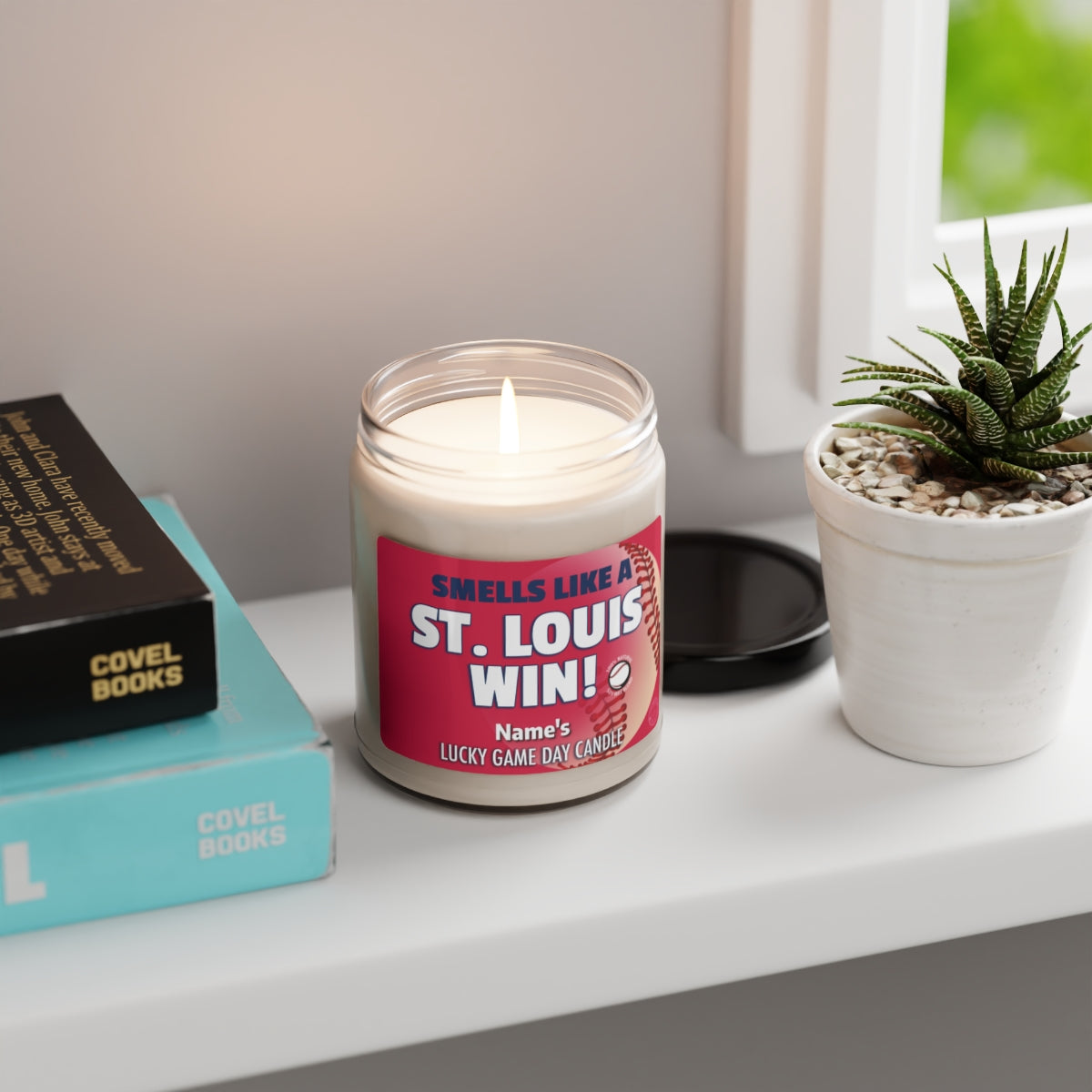 Personalized Smells Like A St. Louis Win Gifting Candle, Fan Gift Idea, Team Candle, St. Louis Inspired Decor