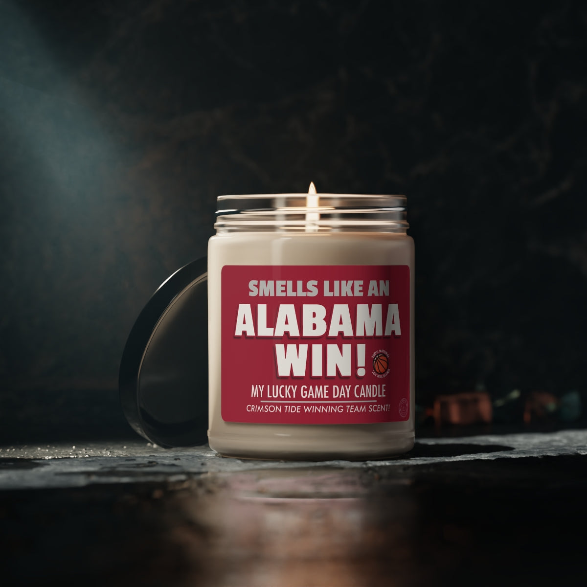Smells Like An ALABAMA  Win Gifting Candle, NCAA Fan Gift Idea, College Team Candle, Crimson Tide Inspired Decor