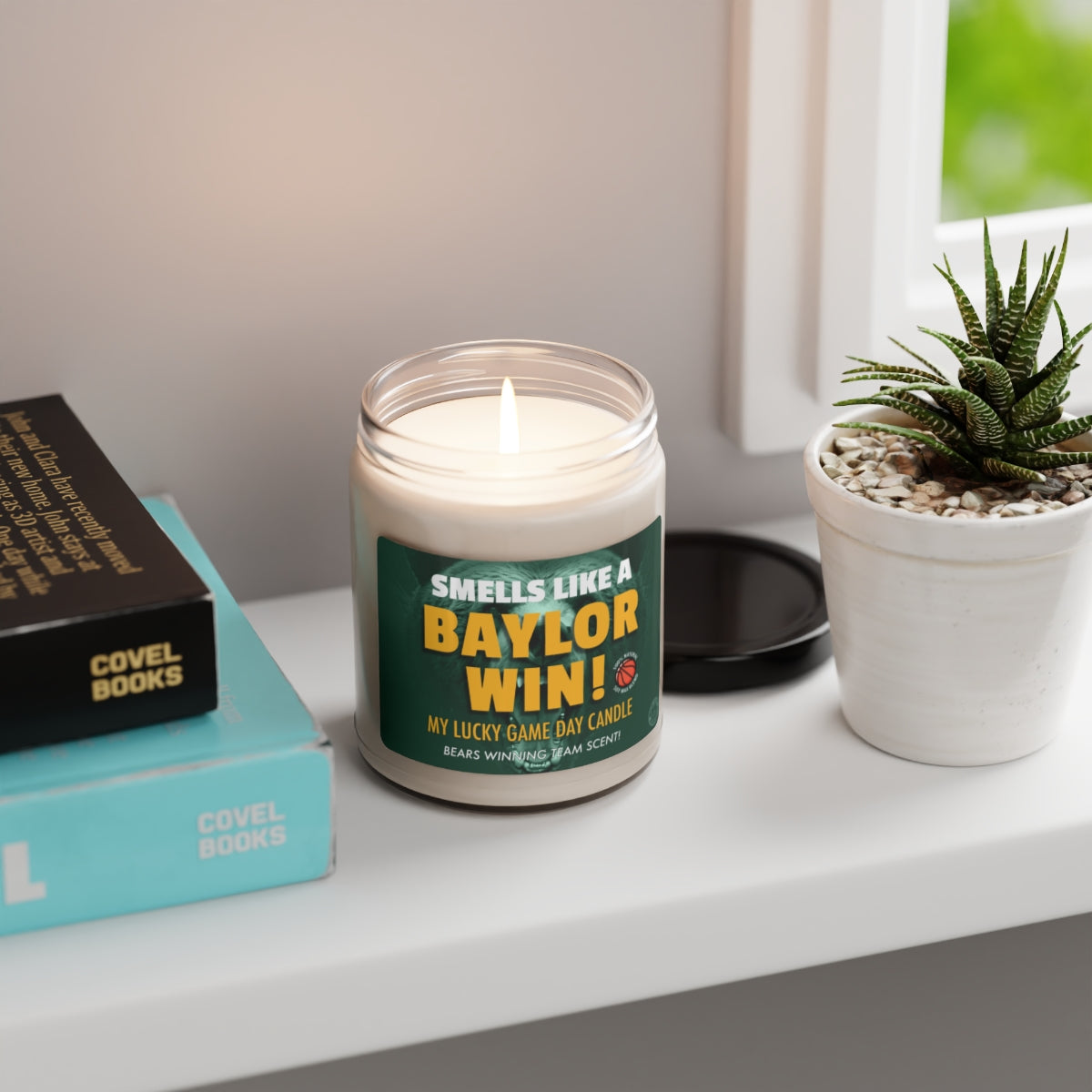 Smells Like A BAYLOR  Win Gifting Candle, NCAA Fan Gift Idea, College Team Candle, Baylor Bears Inspired Decor