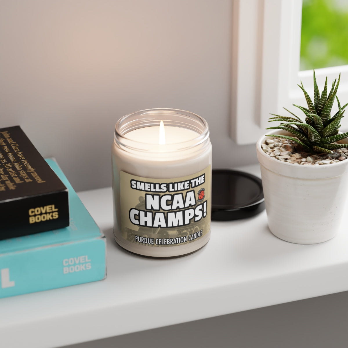 Smells Like A Championship Win Gifting Candle, Fan Gift Idea, College Team Candle, Purdue Inspired Decor