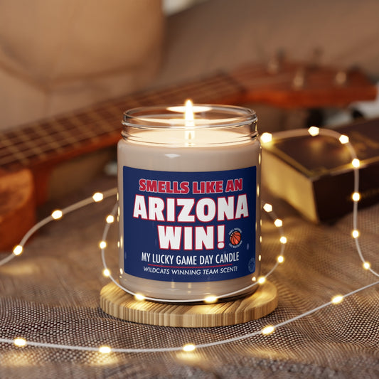 Smells Like An ARIZONA  Win Gifting Candle, NCAA Fan Gift Idea, College Team Candle, Arizona Wildcats Inspired Decor