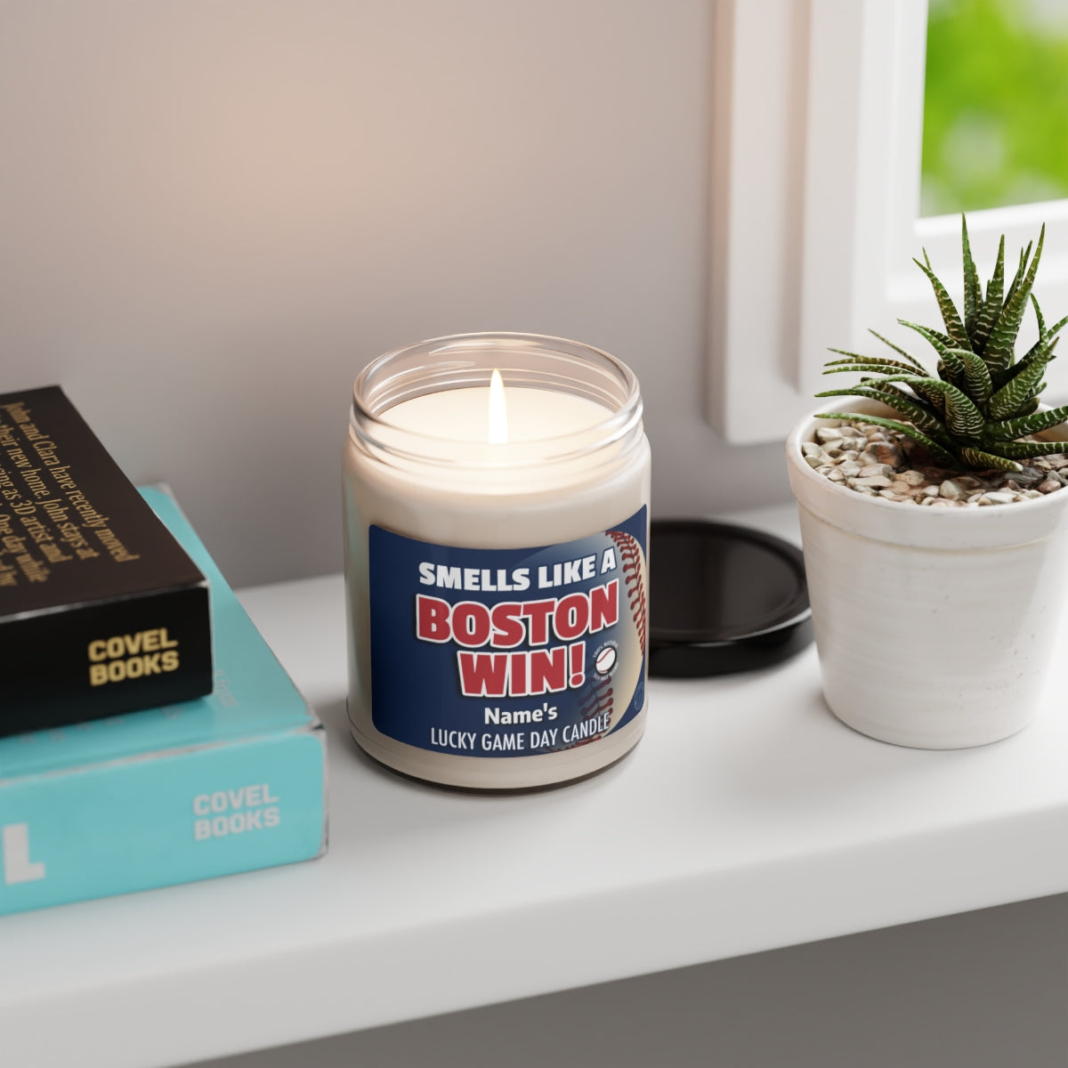 Personalized Smells Like A Boston Win Gifting Candle, Fan Gift Idea, Team Candle, Boston Inspired Decor